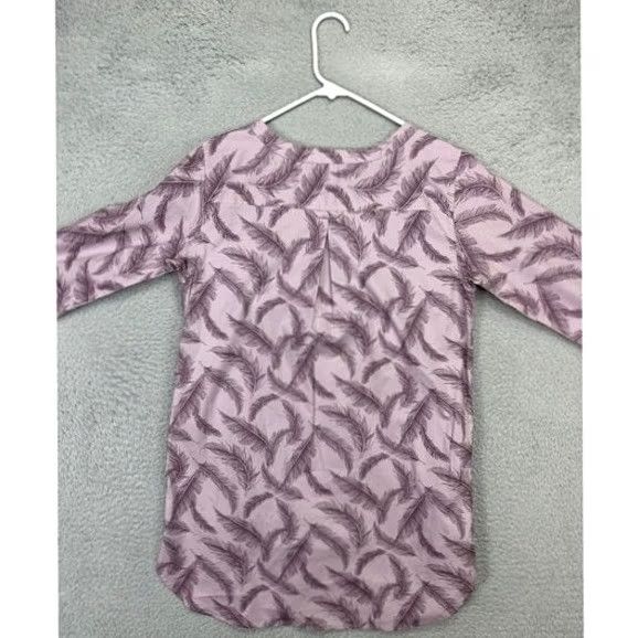 Duluth Trading Company Duluth Trading Co. Shirt Womens Small Purple Button Up Long Sleeve Tops Size S / US 4 / IT 40 - 2 Thumbnail