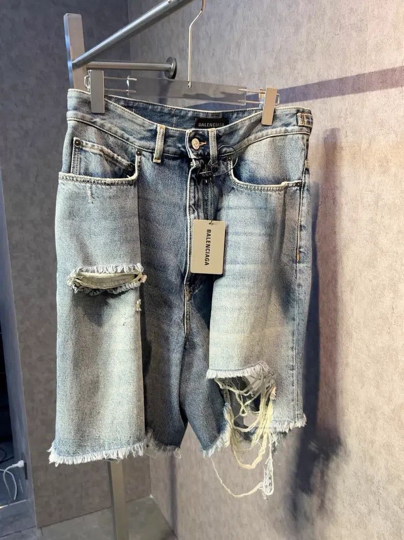 Balenciaga Balenciaga size S Denim Shorts Size US 27 - 1 Thumbnail