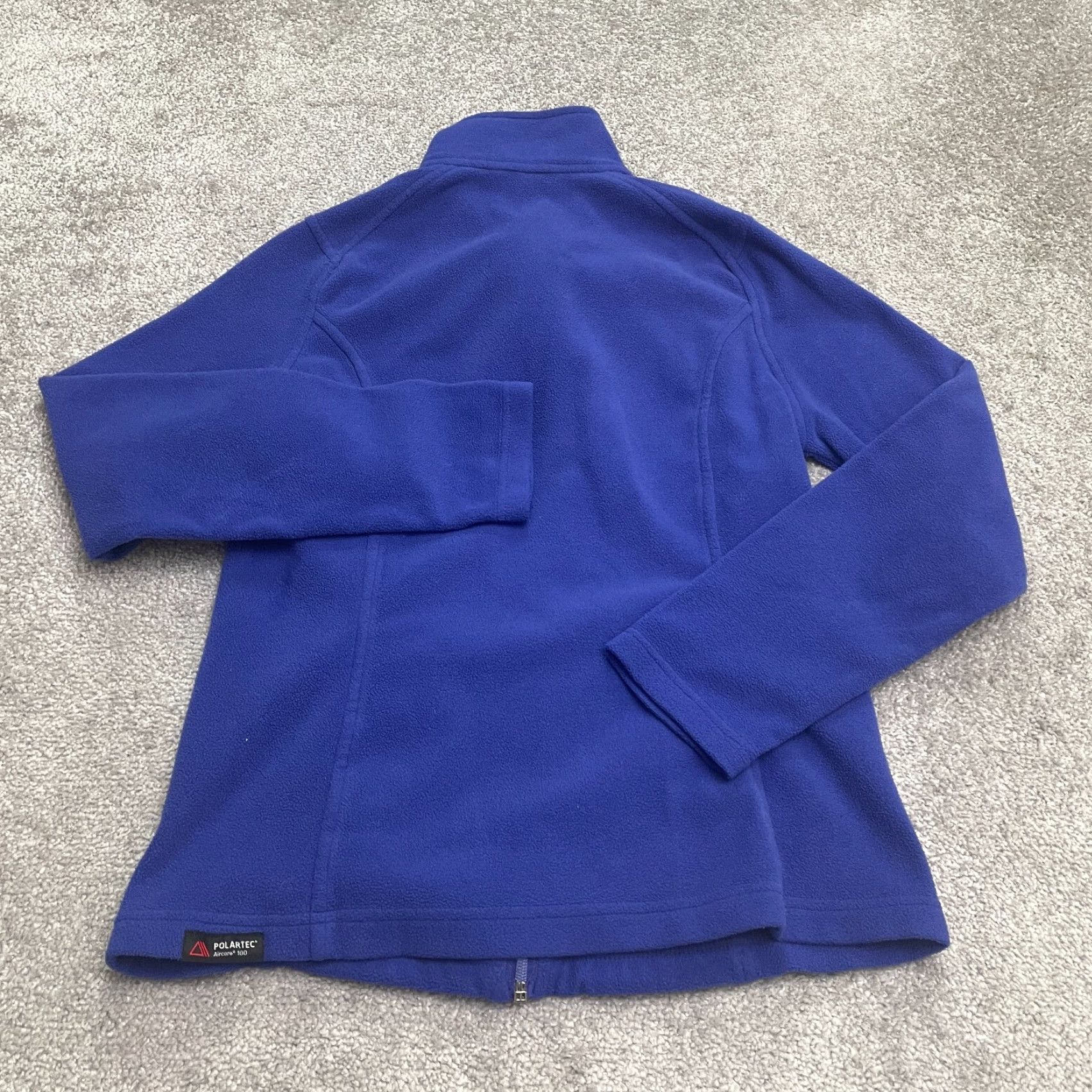 Lands' End Lands' End Polartec Fleece Jacket Womens Small Blue Full Zip Pockets Outdoor Hike Size S / US 4 / IT 40 - 2 Thumbnail