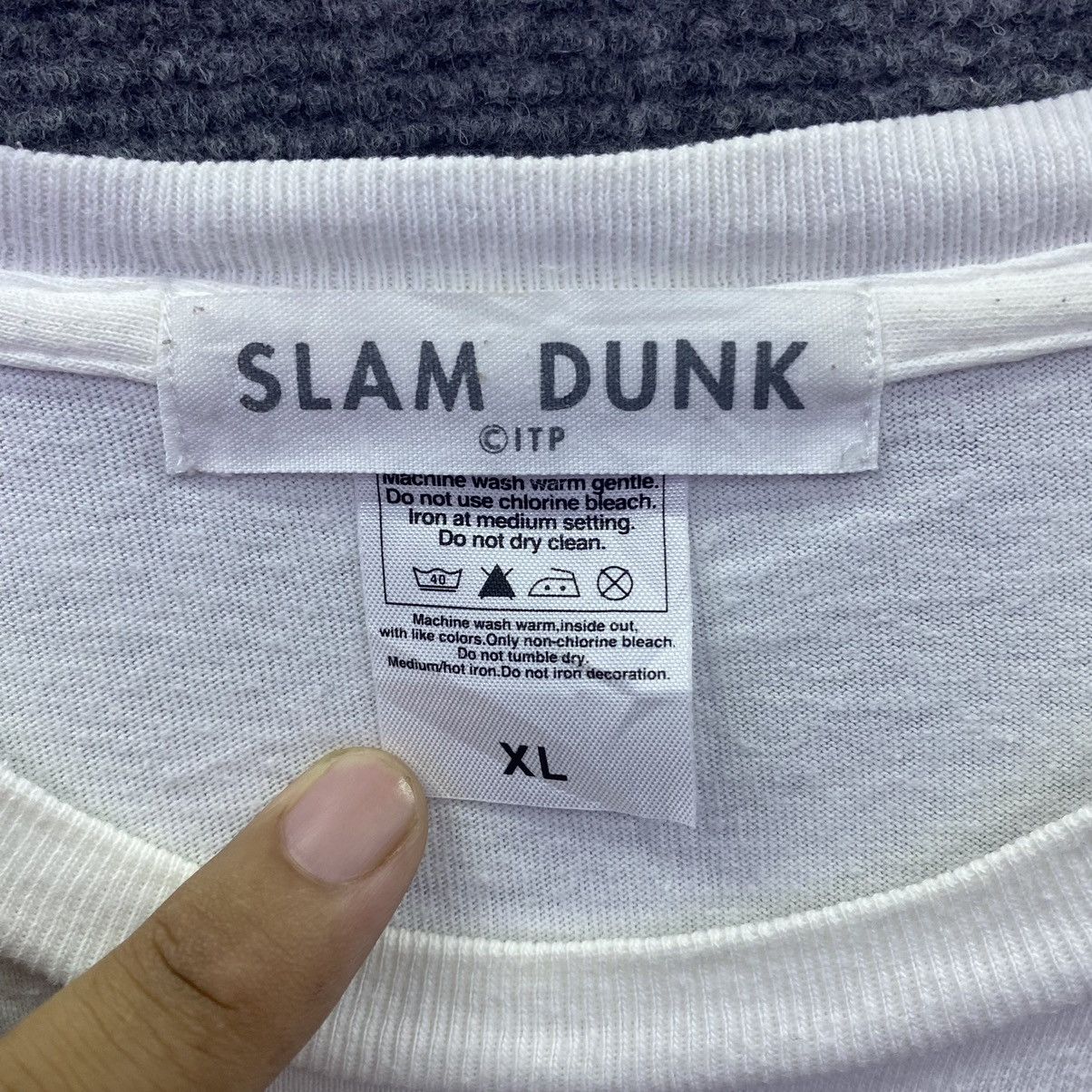 Anime × Japanese Brand × Vintage Vintage Rare Design Slamdunk anime White Tee Size US XL / EU 56 / 4 - 6 Thumbnail