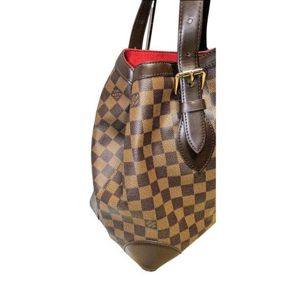 Louis Vuitton Louis Vuitton Damier Ebene Hampstead MM Medium Size Tote Vin Size ONE SIZE - 7 Thumbnail