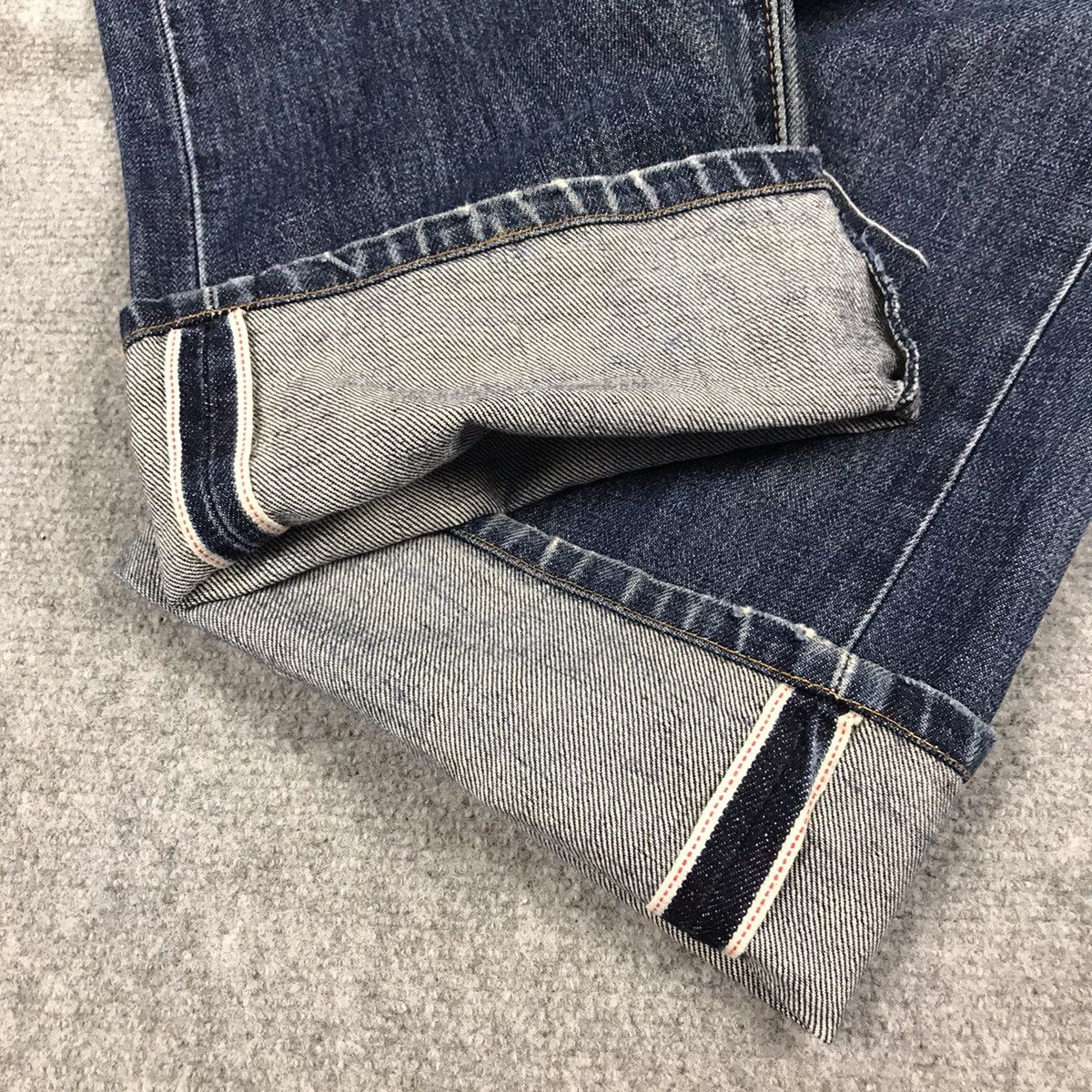 Japanese Brand × Levi's Vintage Clothing Levi’s 551Z Big E Selvadge Denim Distressed Jeans Pants Size US 30 / EU 46 - 17 Thumbnail