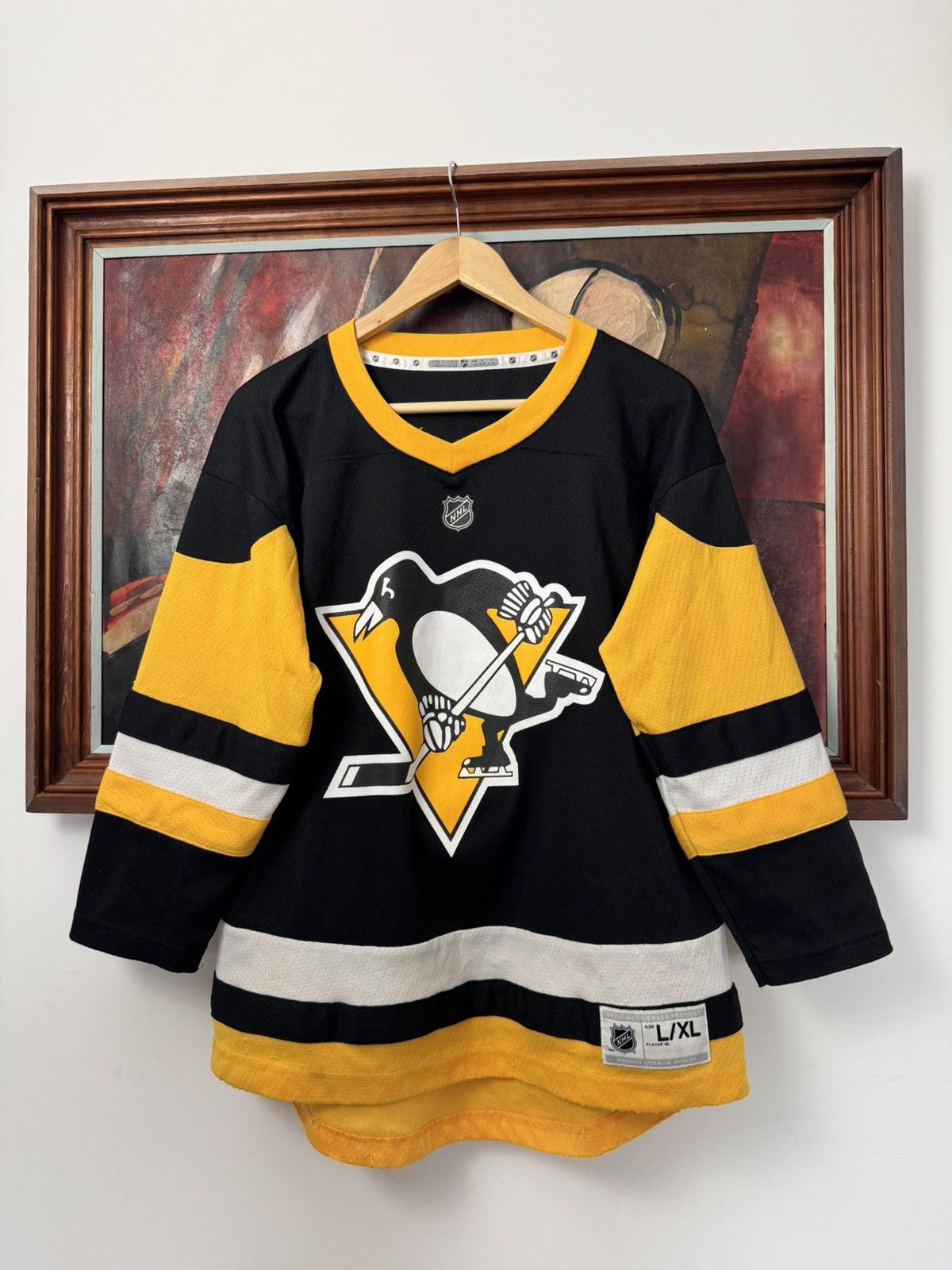 NHL NHL Pittsburgh Penguins Jersey Hockey Vintage Streetwear Size US L / EU 52-54 / 3 - 1 Thumbnail