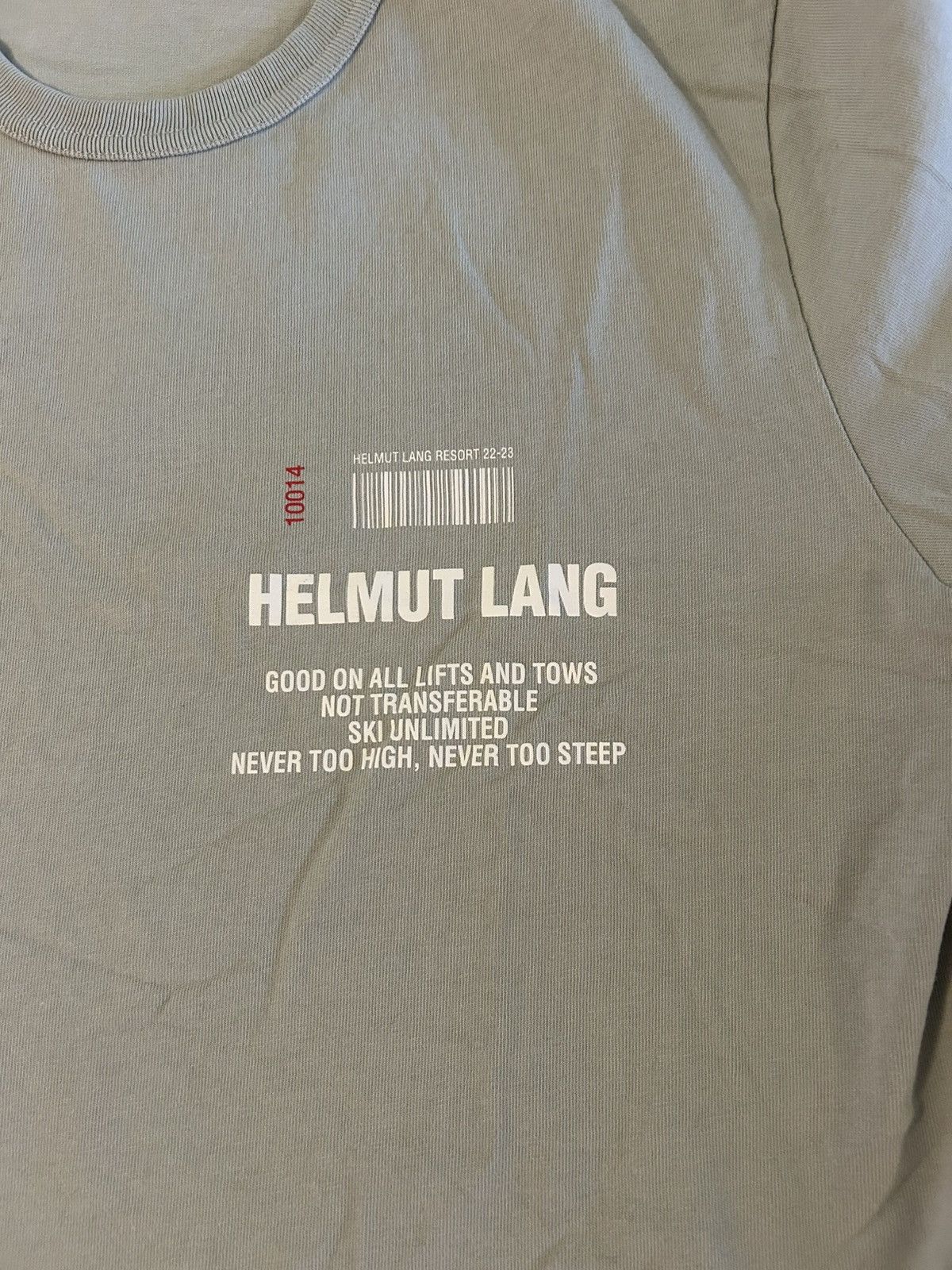 Helmut Lang Helmut Lang Men’s Ski Pass Crew T-Shirt Size US XL / EU 56 / 4 - 2 Thumbnail