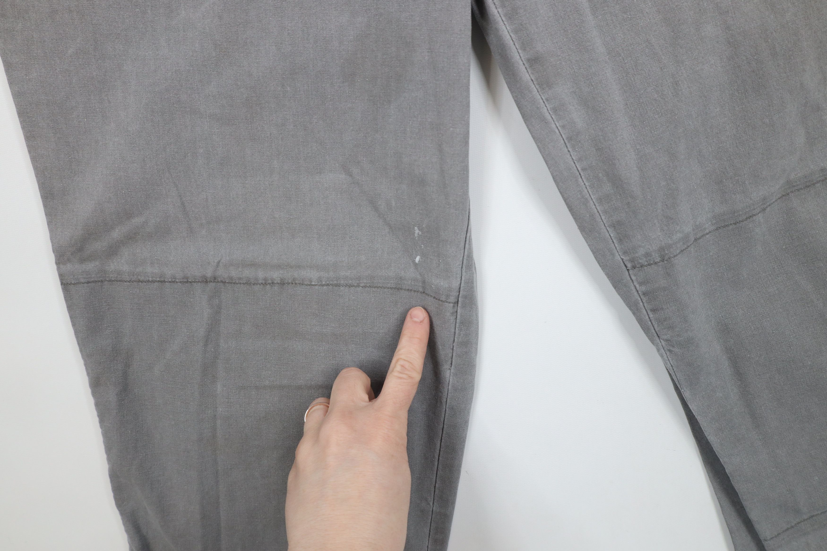 Vintage Vintage 90s Streetwear Stonewash Belted Joggers Pants Gray Size US 36 / EU 52 - 6 Thumbnail