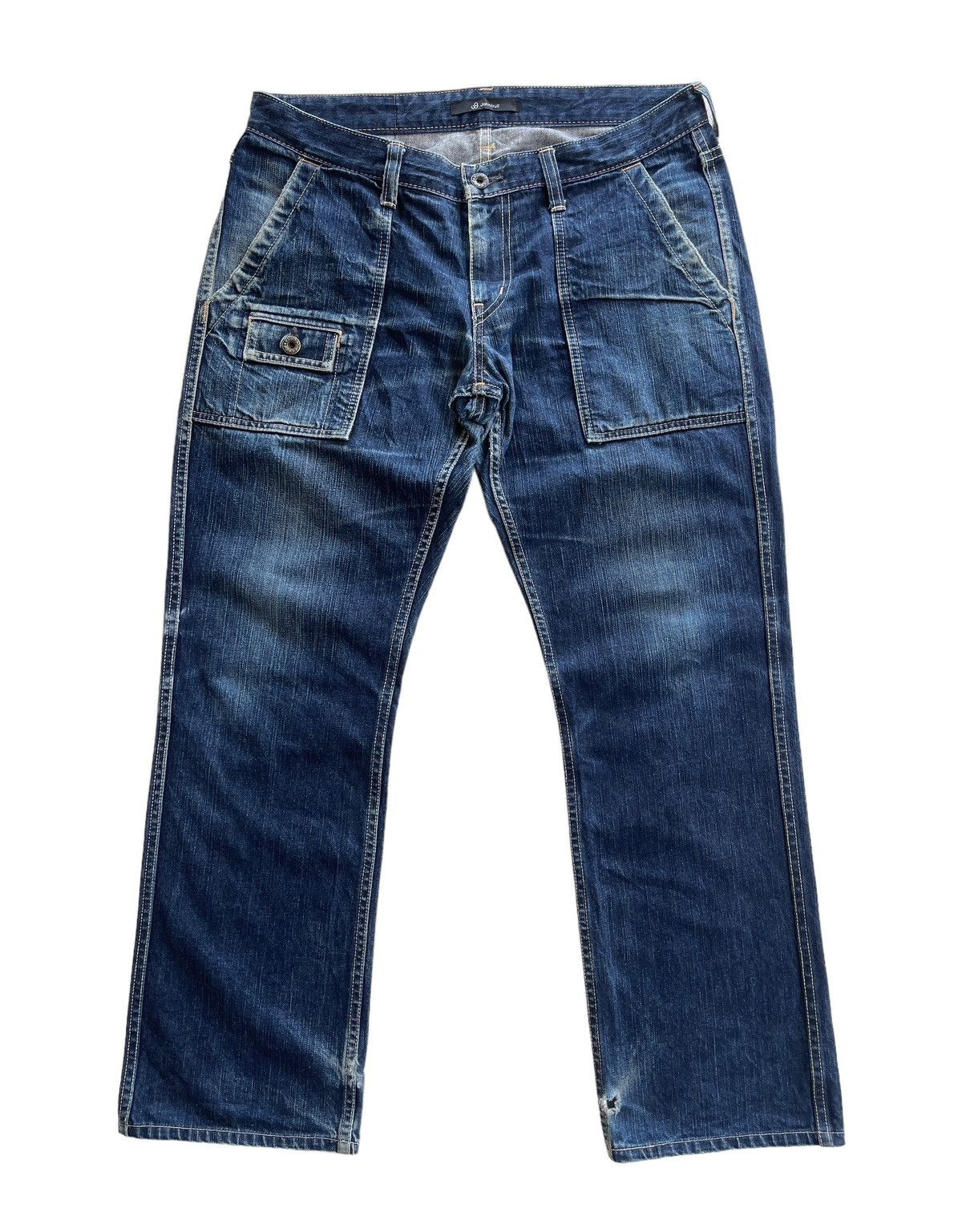 Japanese Brand Johnbull Kojima Japan Bushpants Denim Size US 33 - 3 Thumbnail