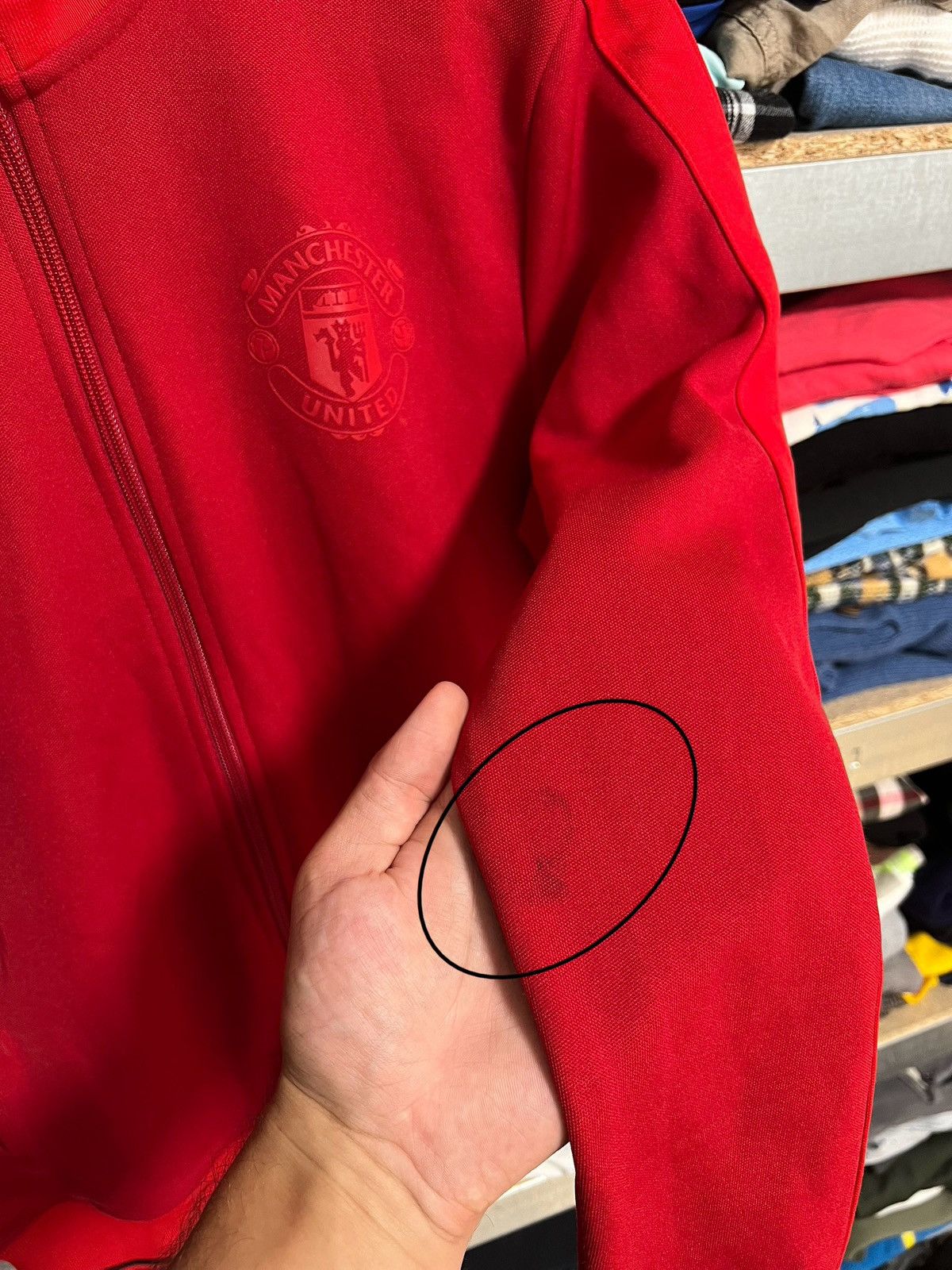 Nike Nike Manchester United 2012 Football Soccer Track Top Jacket Size US M / EU 48-50 / 2 - 10 Thumbnail