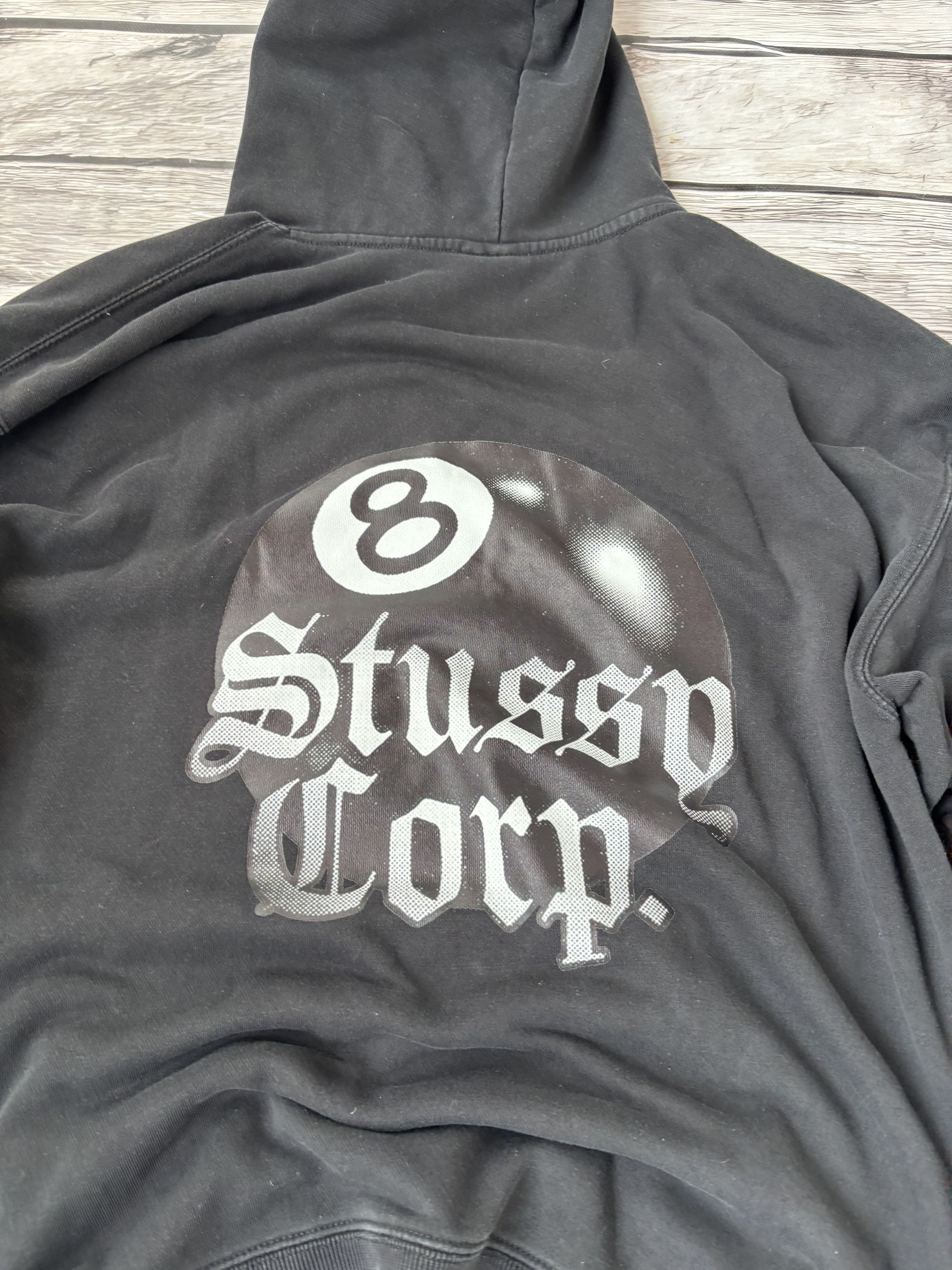Stussy CRAZY vtg Supreme Style Stussy 8 Ball Hoodie Size US M / EU 48-50 / 2 - 5 Thumbnail