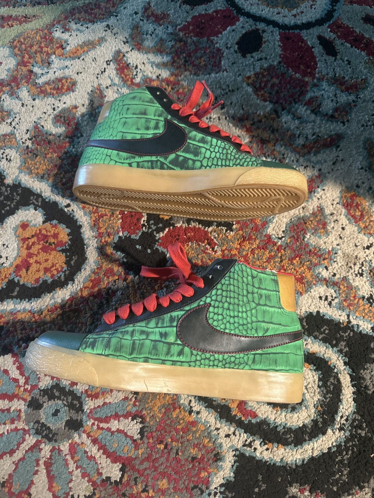 Nike Nike Blazer Mid Premium “Godzilla Team” Size US 9 / EU 42 - 3 Thumbnail