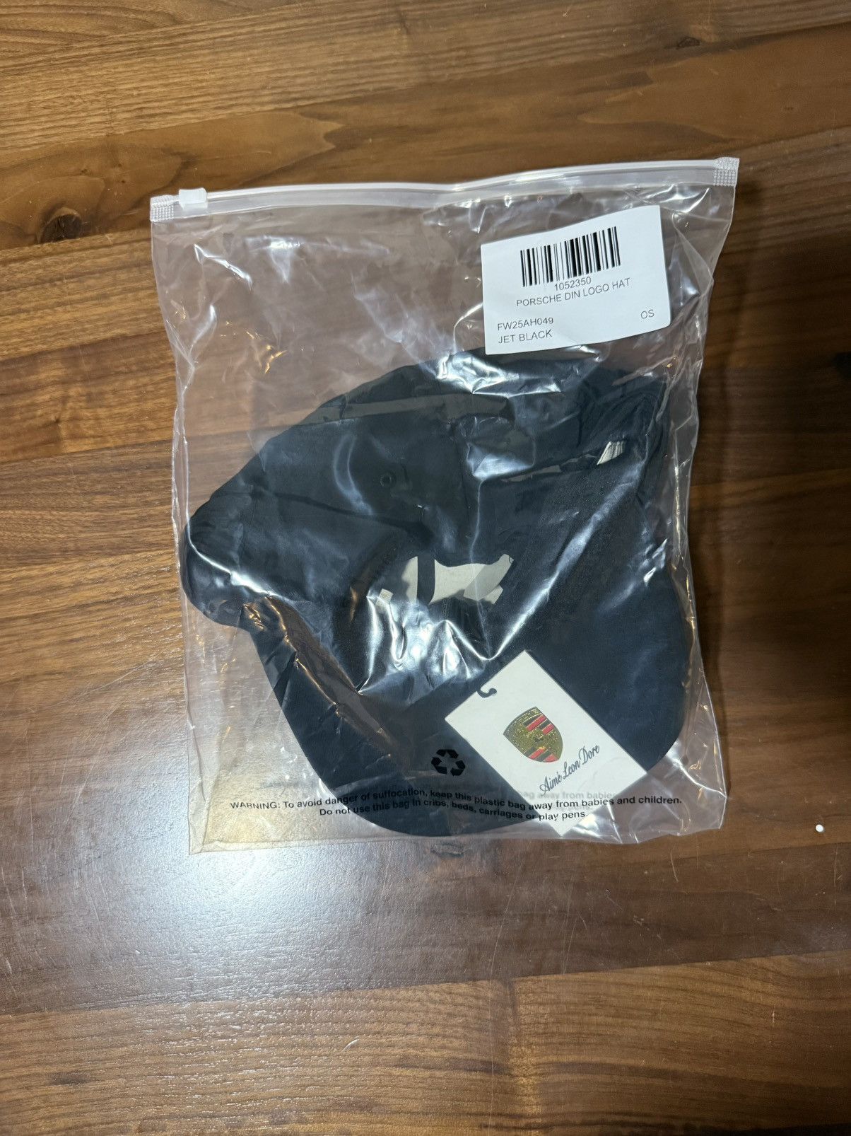 Aime Leon Dore × Porsche Design Aime Leon Dore ALD / Porsche Nylon Logo Hat Black Logo FW25 Size ONE SIZE - 6 Thumbnail