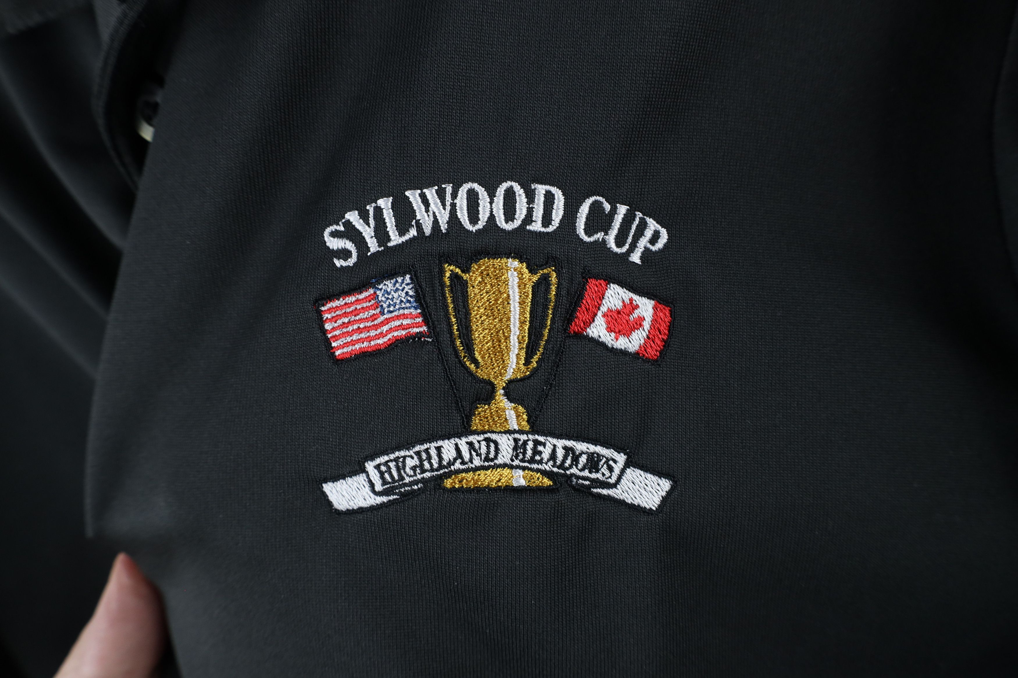 Adidas × Vintage Adidas Golf Sylwood Cup Highland Meadows Golfing Polo Shirt Size US L / EU 52-54 / 3 - 4 Thumbnail