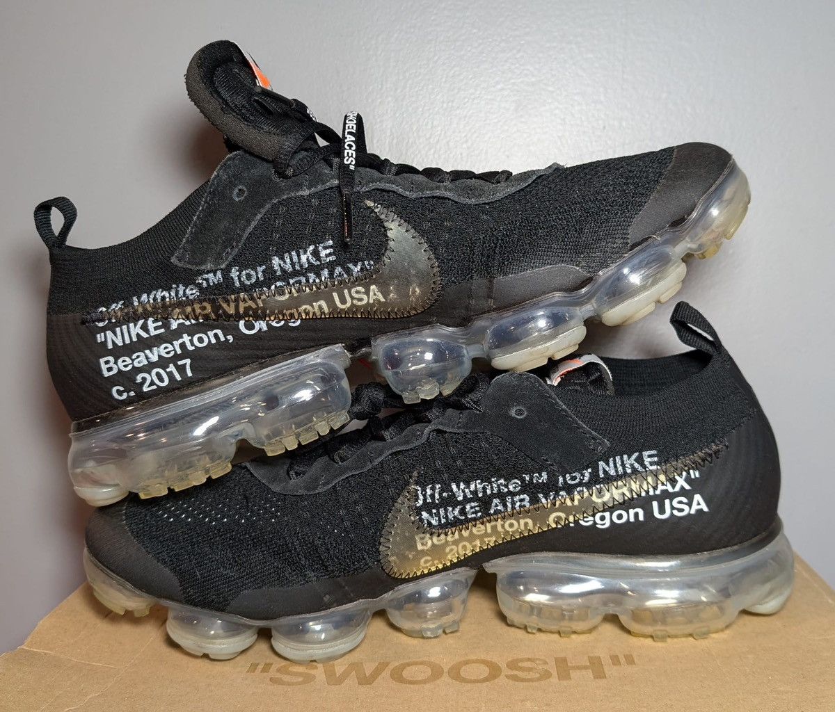 Nike × Off-White Size 11.5 - Nike Off-White x Air VaporMax Part 2 Size US 11.5 / EU 44-45 - 6 Thumbnail