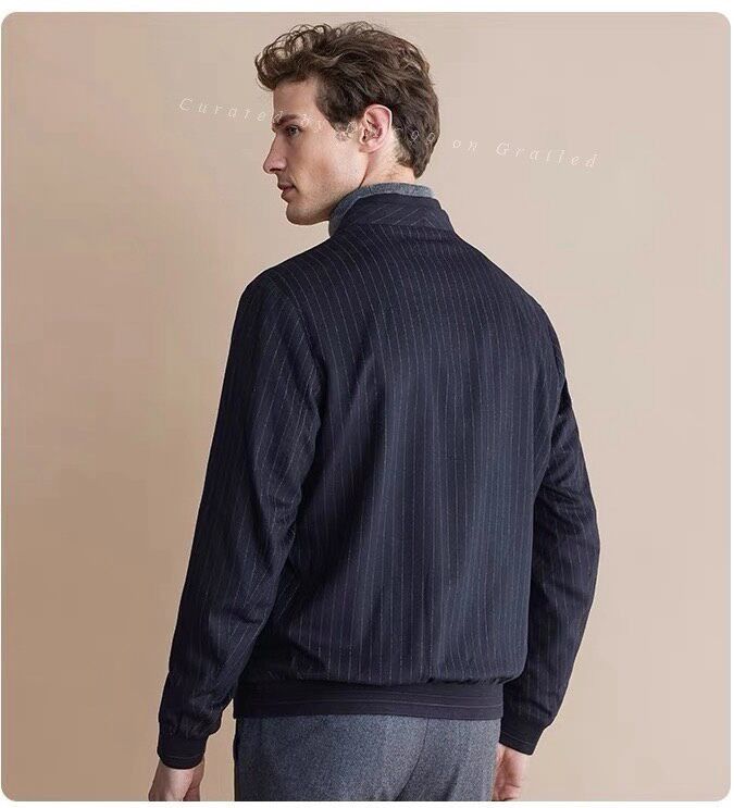 Other VICUTU Men's Striped Baseball Collar Jacket Size US L / EU 52-54 / 3 - 1 Thumbnail