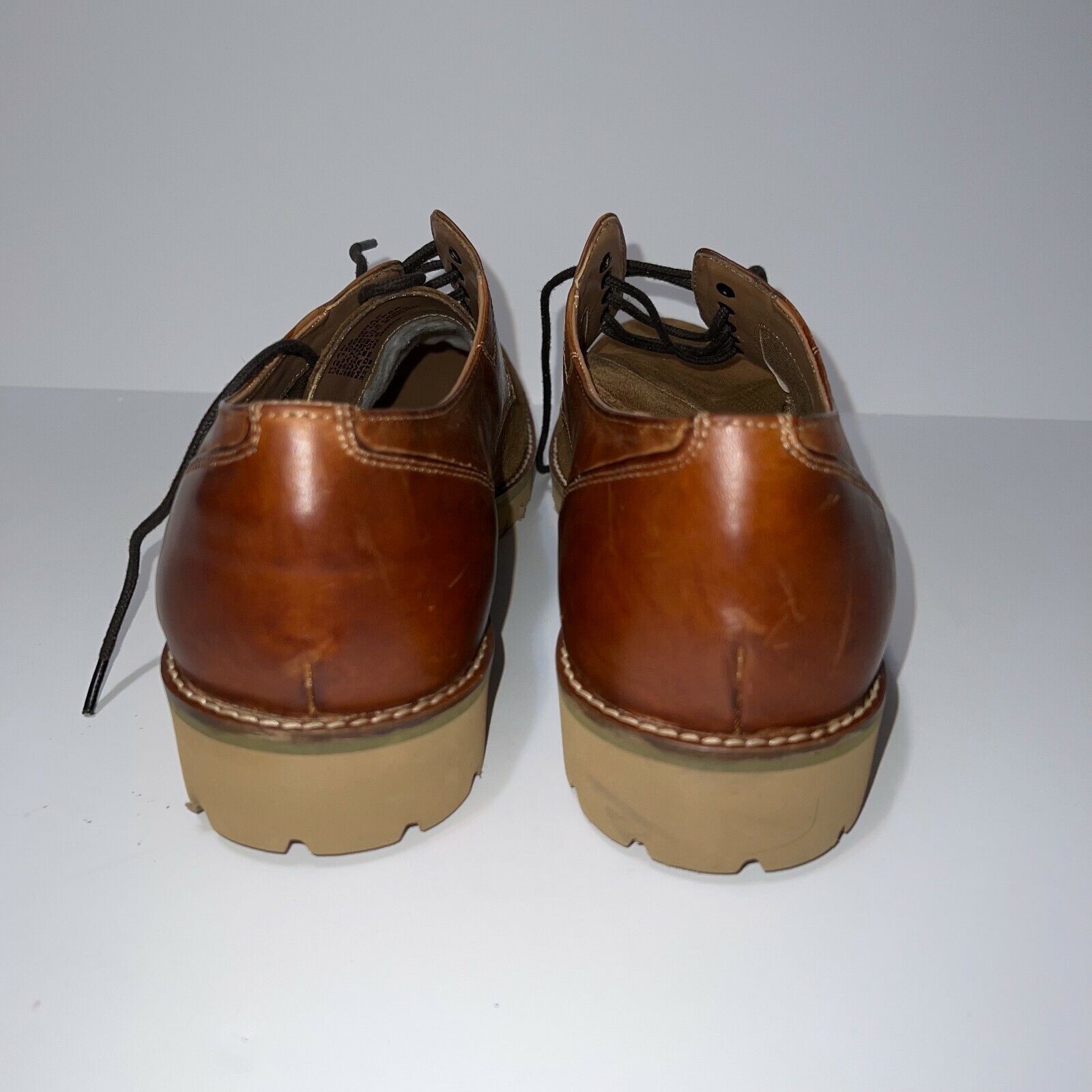 Steve Madden KAAN Steve Madden Mens Cognac Brown Oxford Shoes Sz 13 D NEW Size US 13 / EU 46 - 5 Thumbnail