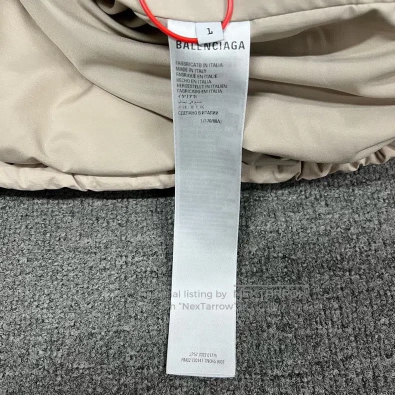 Balenciaga Balenciaga Double hook embroidery cotton-padded jacket Size US S / EU 44-46 / 1 - 7 Thumbnail