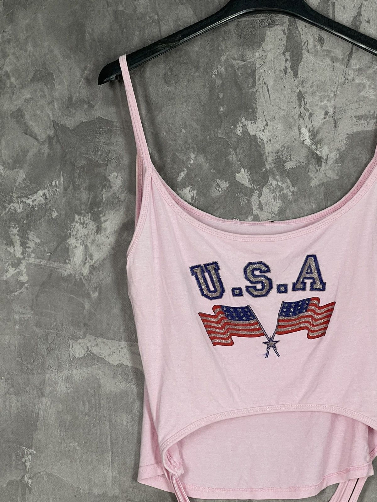 Vintage Y2K Made In USA Big Logo Miss Sixty Style Tank Top Womens Size M / US 6-8 / IT 42-44 - 3 Thumbnail
