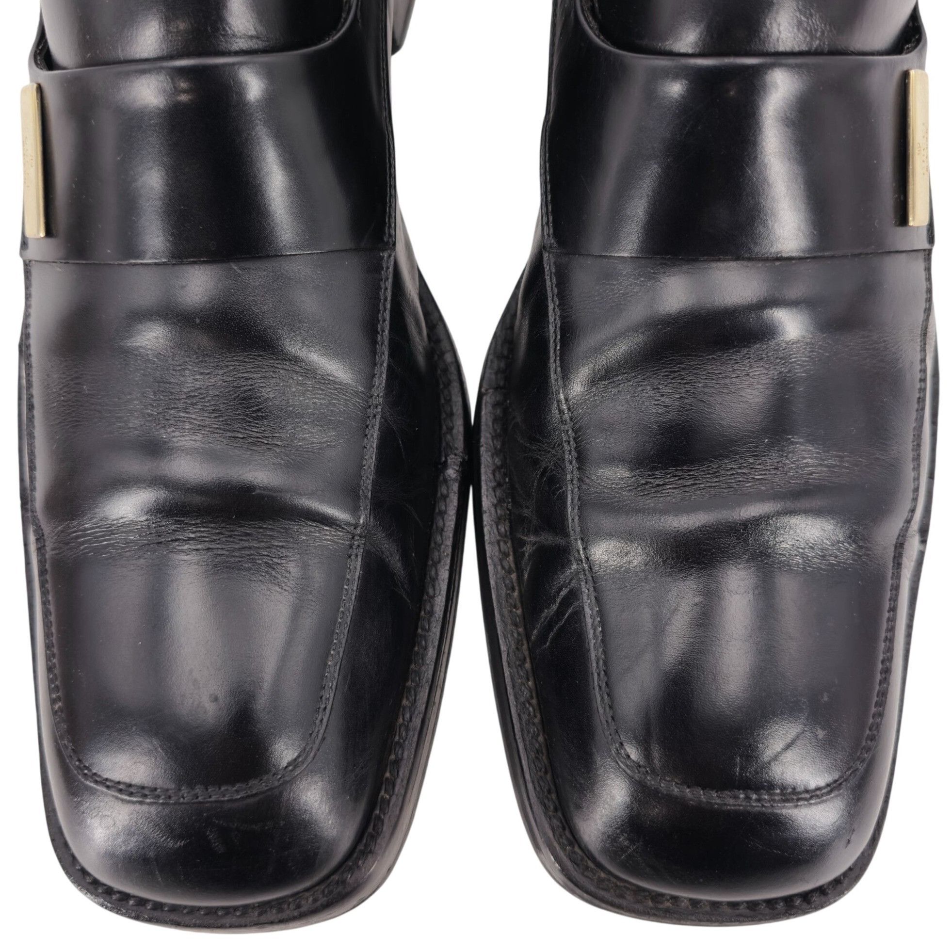 Gucci Gucci Italian Luxury Dress Shoes Men's 10.5 Black Leather Size US 10.5 / EU 43-44 - 2 Thumbnail