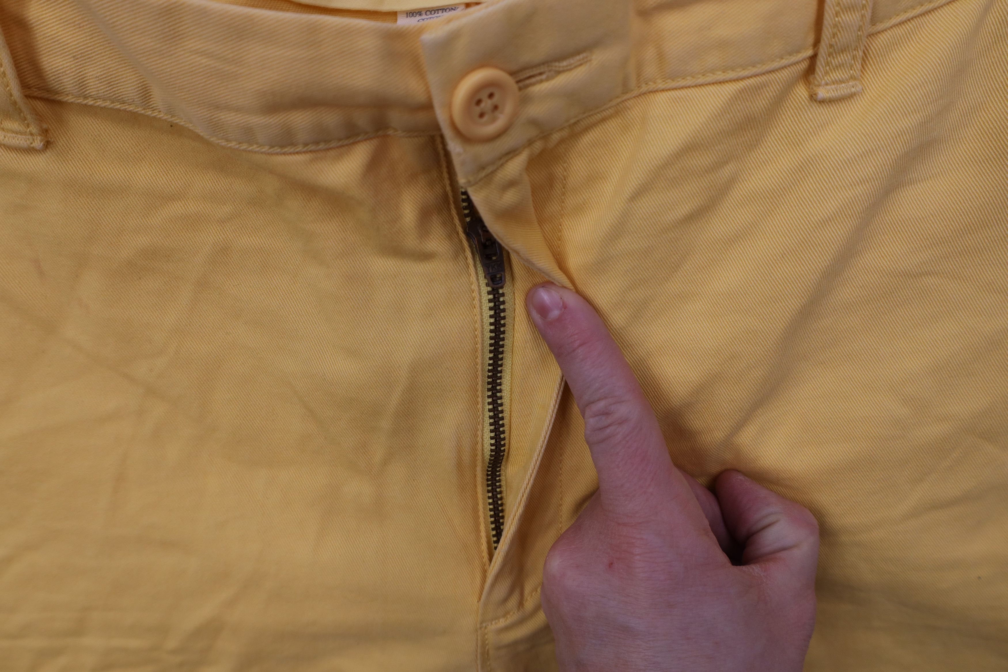 J.Crew Vintage Y2K J Crew Wide Leg Chino Pants Trousers Yellow Size US 36 / EU 52 - 9 Thumbnail
