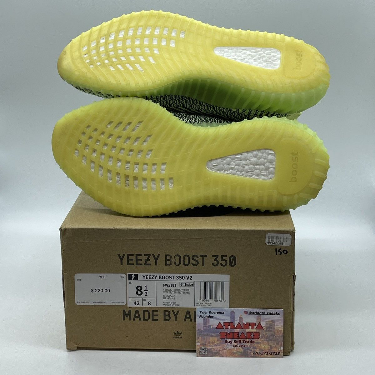 Adidas Yeezy boost 350 yeezreel non reflective Size US 8.5 / EU 41-42 - 7 Thumbnail