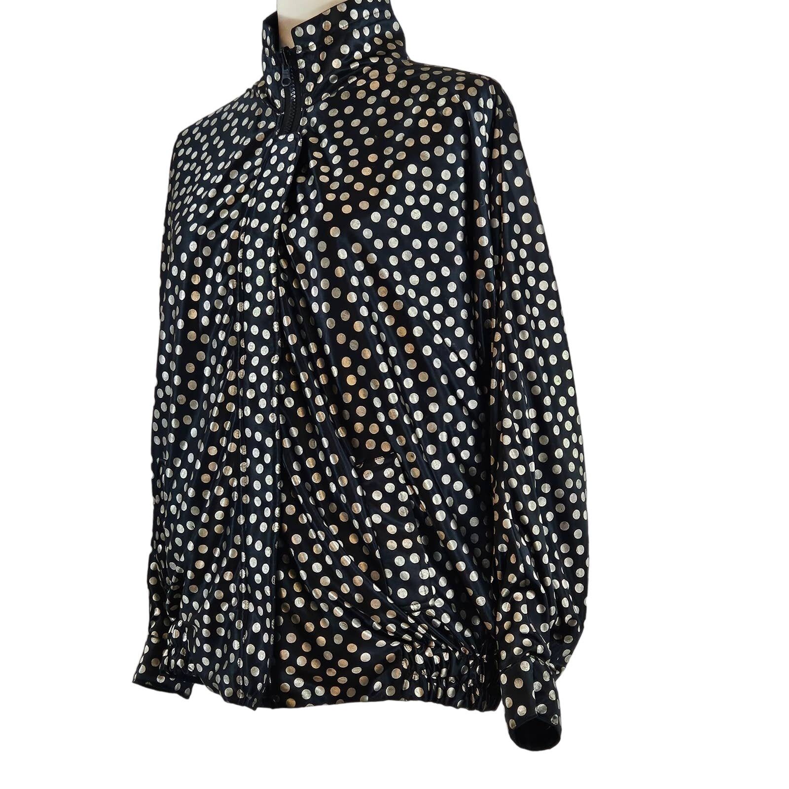 Other VTG EUC 80s Reversible Polka Dot & Solid Jacket Sz. 2XL Size XXL / US 16-18 / IT 52-54 - 7 Thumbnail