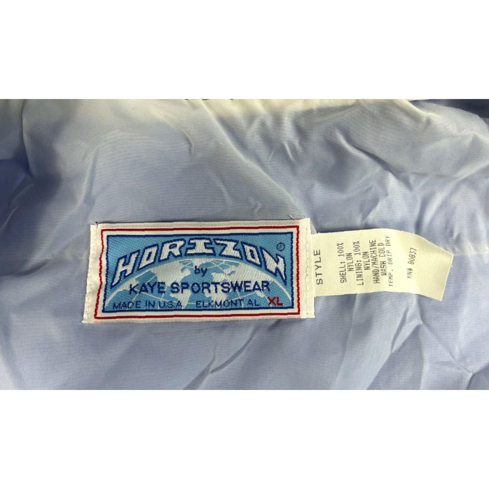 Vintage VINTAGE Horizon by Kaye Sportswear Dallas Cowboys Windbreaker Jacket XL Blue and Gray Logo Embroidered Full Zip Men Jacket Windbreaker USA 90s Size US XL / EU 56 / 4 - 7 Thumbnail