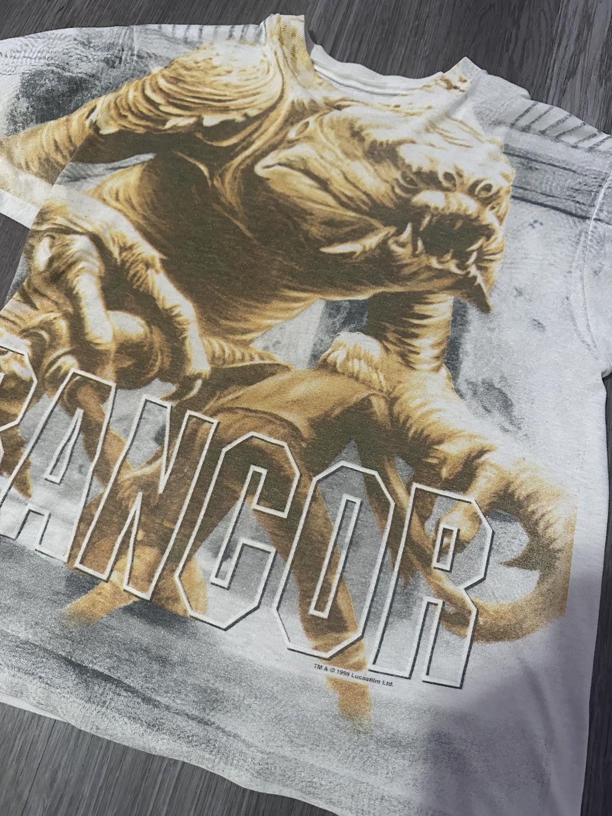 Star Wars × Vintage STAR WARS RANCOR T SHIRT 1996 MCQUARRIE VINTAGE 9OS ALL OVER Size US S / EU 44-46 / 1 - 2 Thumbnail