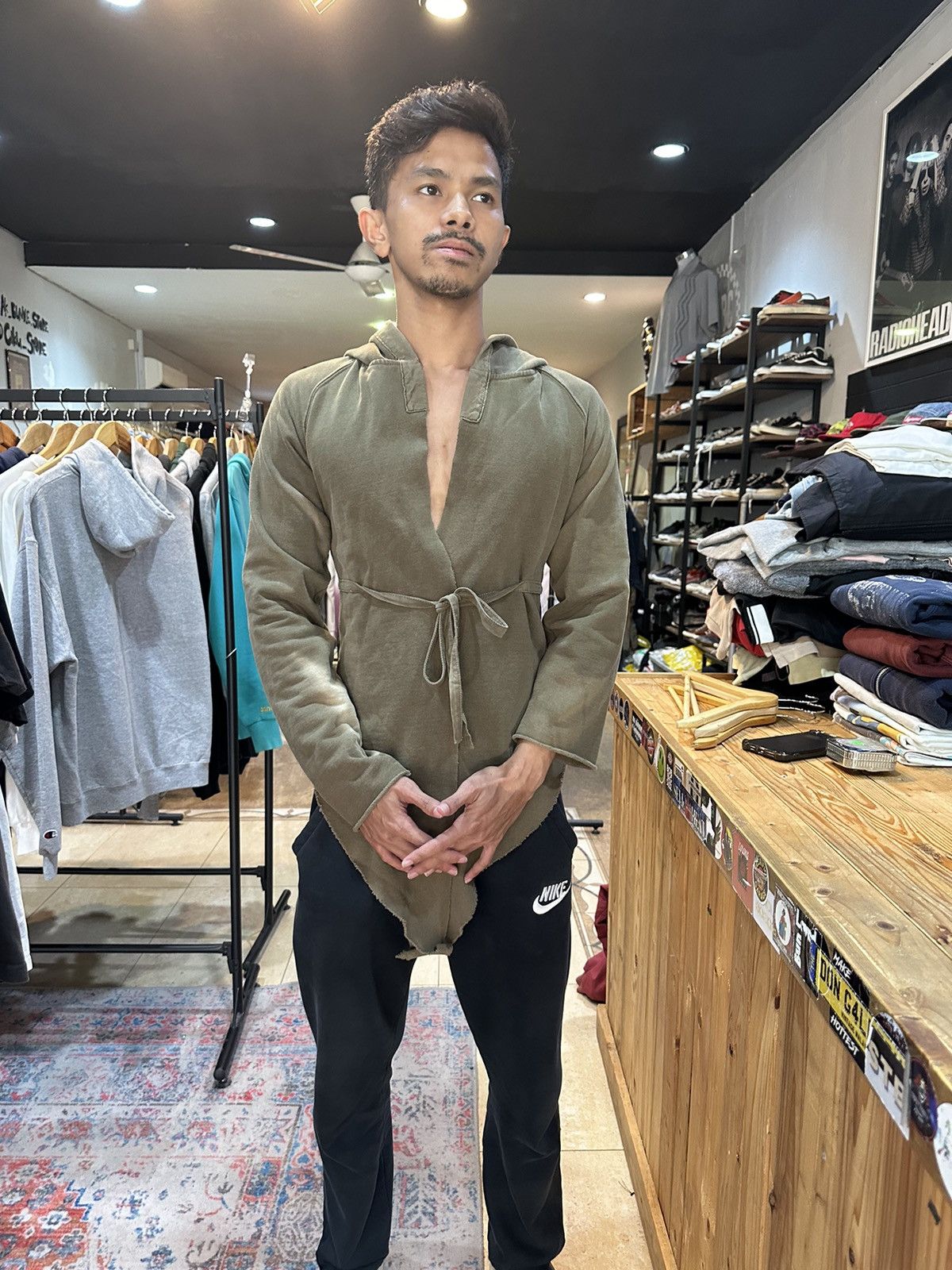 Rick Owens Rick Owens slab cropped hoodie Size US S / EU 44-46 / 1 - 10 Thumbnail