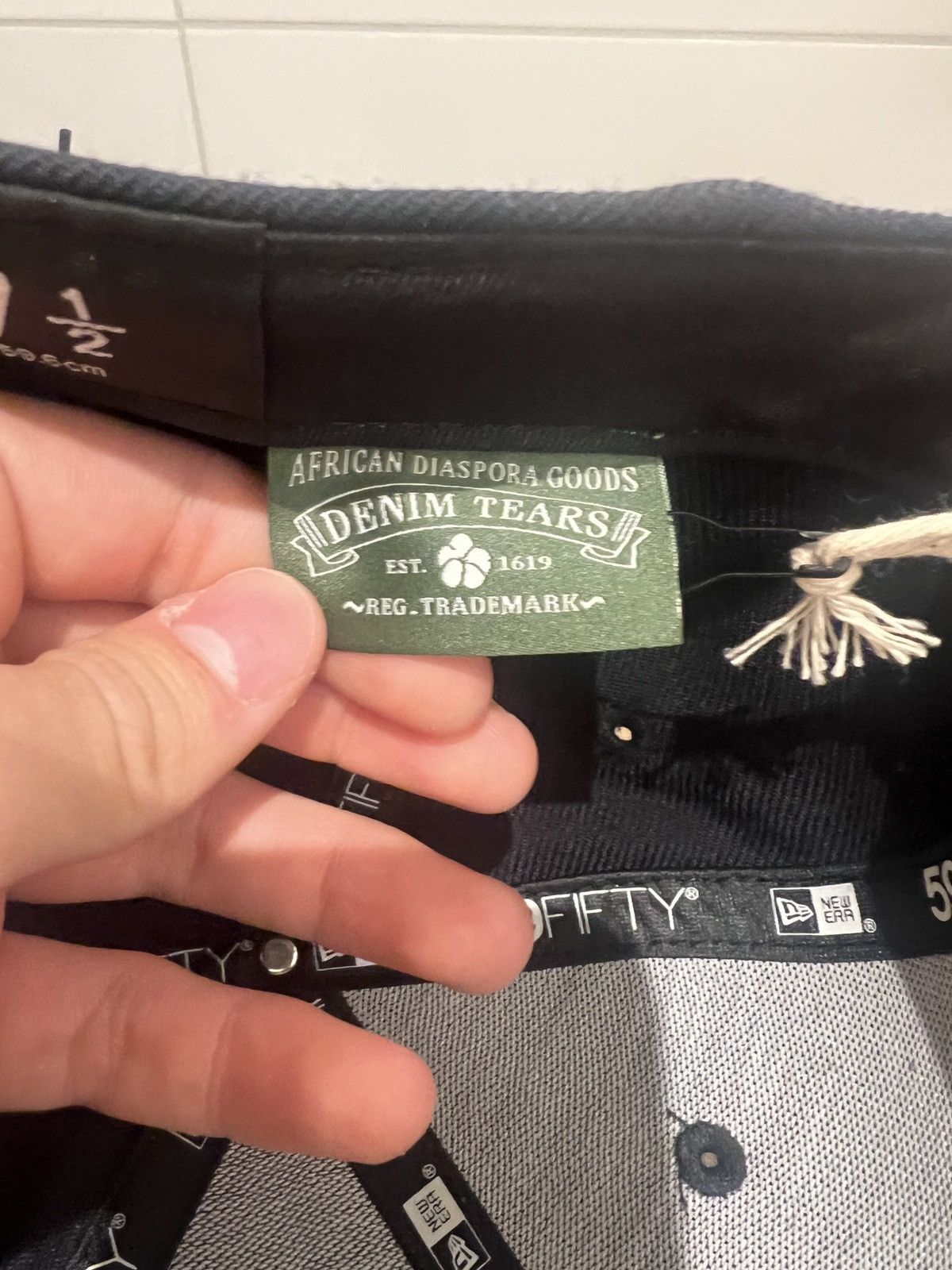 DENIM TEARS × New Era Denim Tears X New era fitted(Deadstock) Size ONE SIZE - 5 Thumbnail
