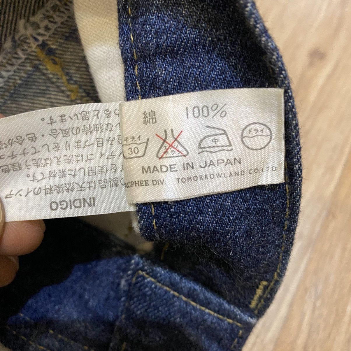 Indigo 2000s Machpee Indigo Blue Japan Style Slim Fit Denim Pants Size US 26 / EU 42 - 12 Thumbnail