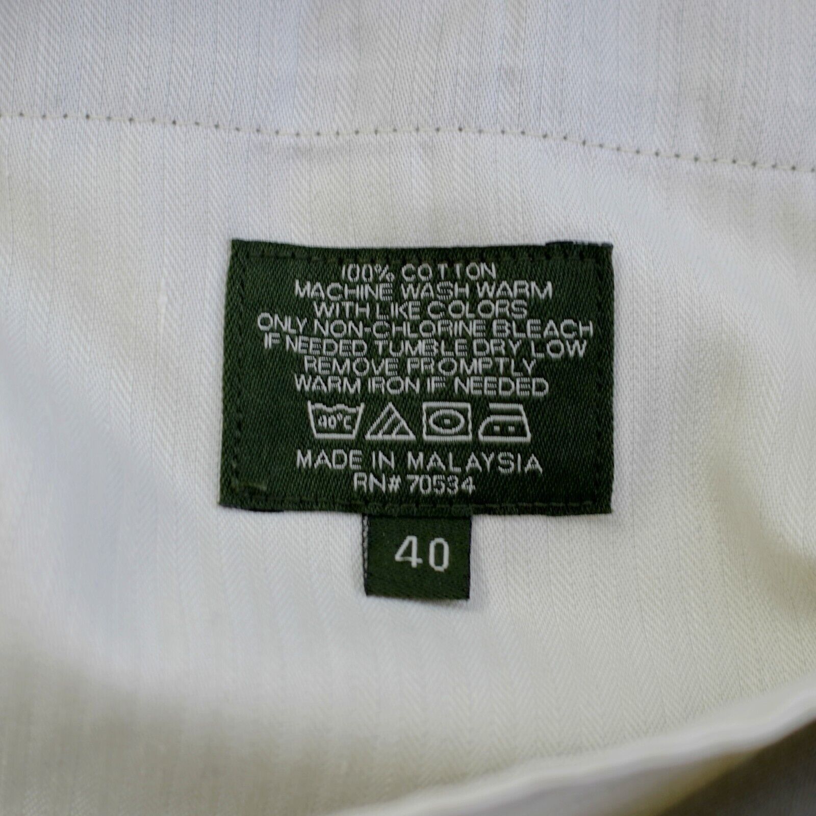 Orvis Orvis Cotton Green Adjustable Waist Chino Pants 40/29 High R Size US 40 / EU 56 - 6 Thumbnail