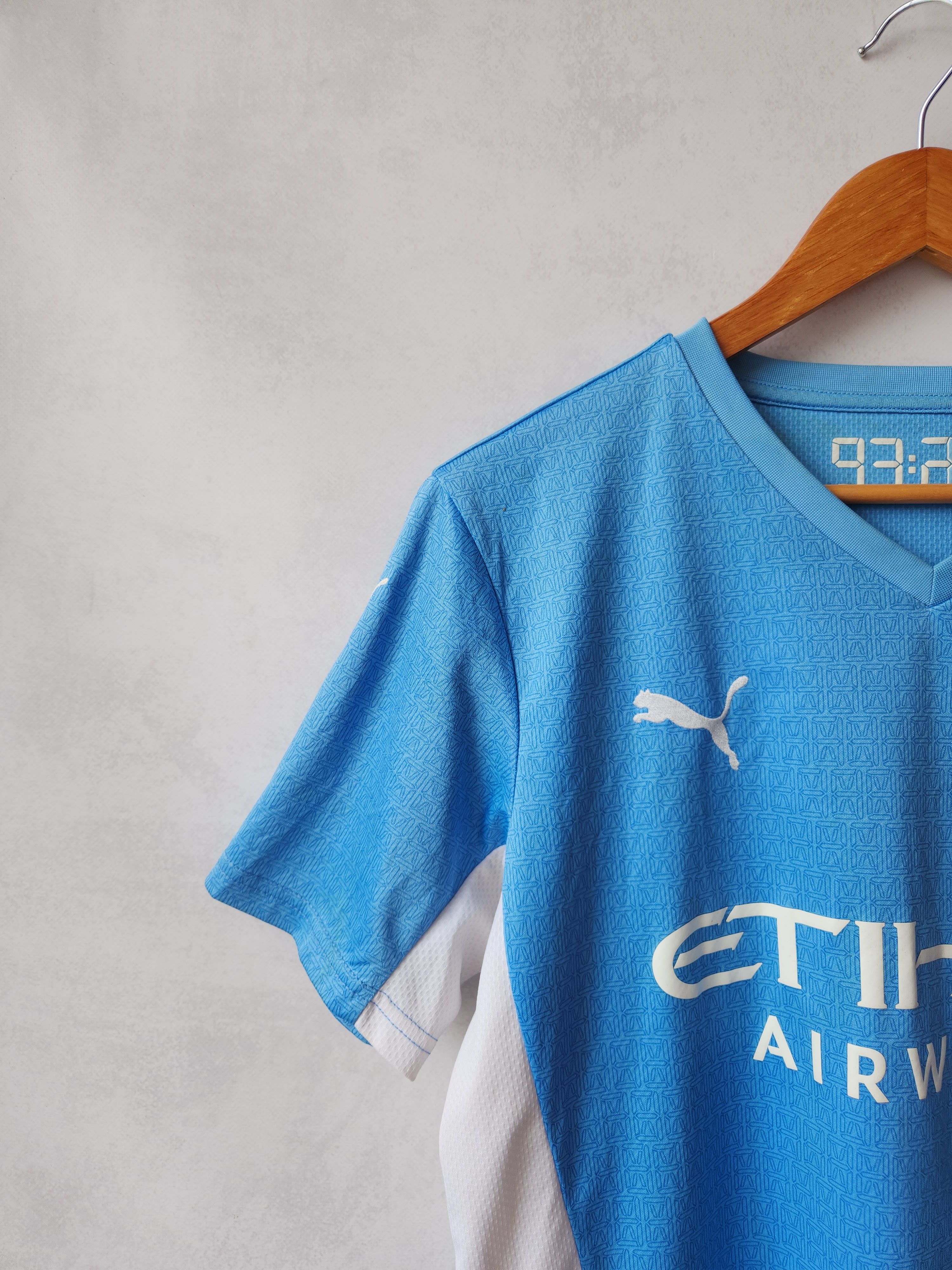 Puma × Vintage 2017-2018 Manchester City Raheem Sterling Puma Jersey Size US L / EU 52-54 / 3 - 2 Thumbnail