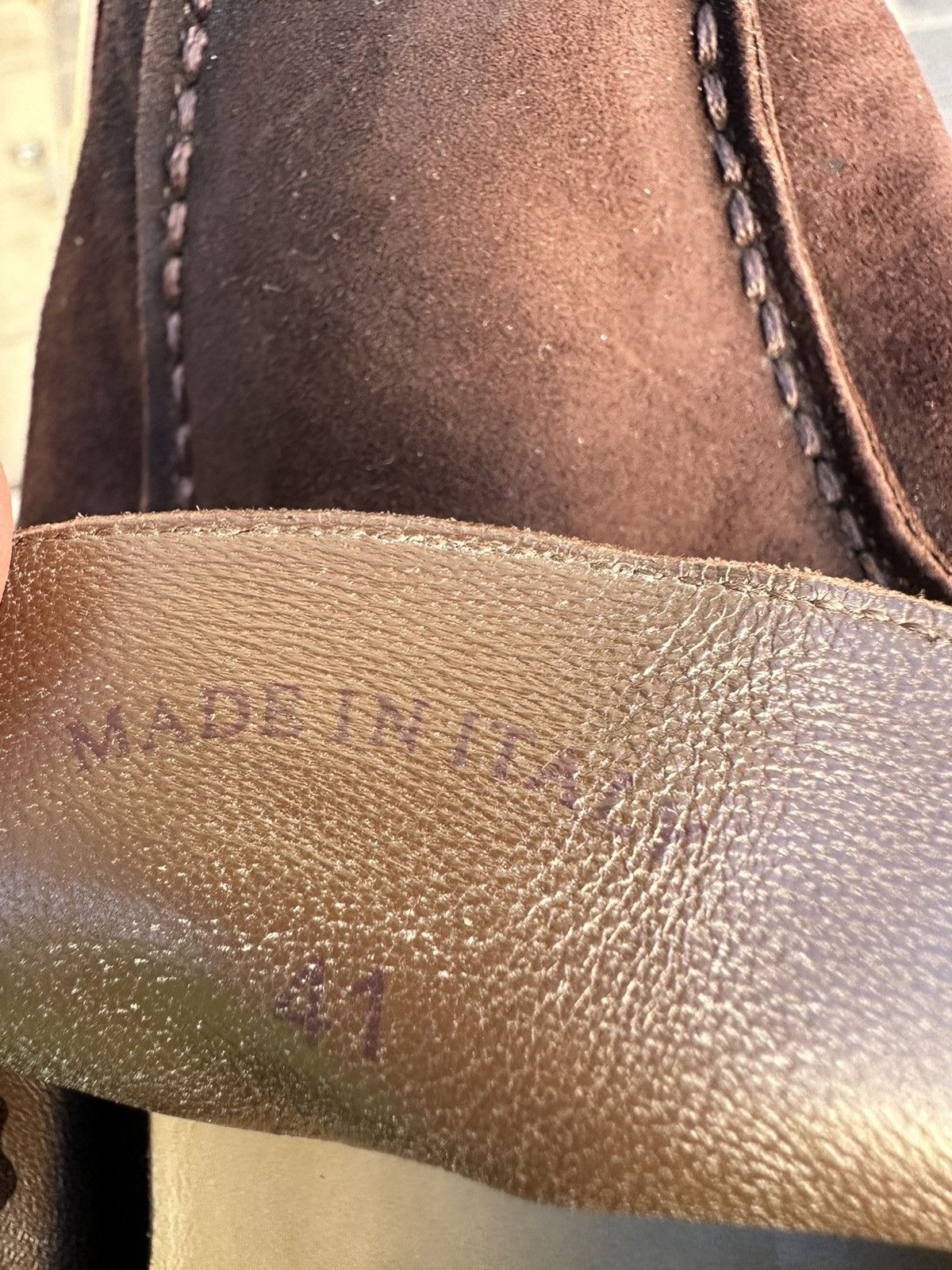 Loro Piana Loro Piana Loafers Leather Dark Brown 41 size Size US 7.5 / EU 40-41 - 13 Thumbnail