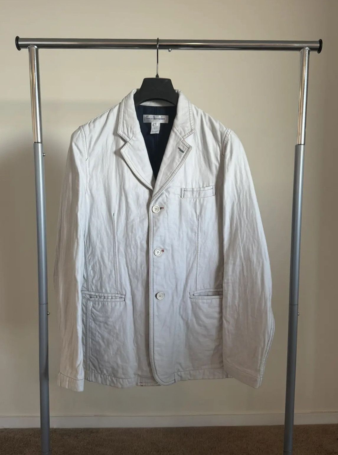 Comme des Garcons Comme des Garcons Cotton Blazer / Chore Jacket Size 38R - 1 Thumbnail