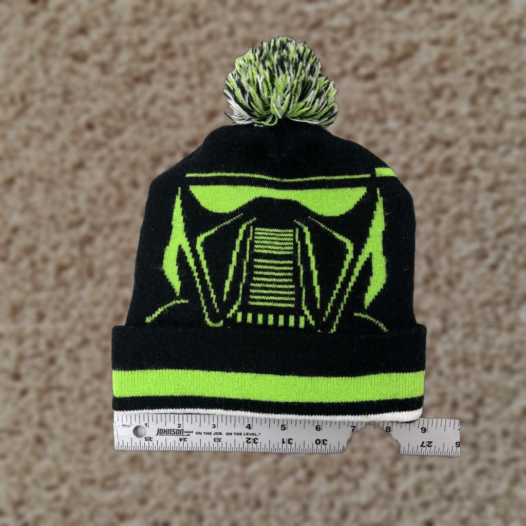 Star Wars Rogue One Death Trooper Beanie Adult OS Green Black Knit 100% Acrylic Size US 9.5 / EU 42-43 - 1 Thumbnail