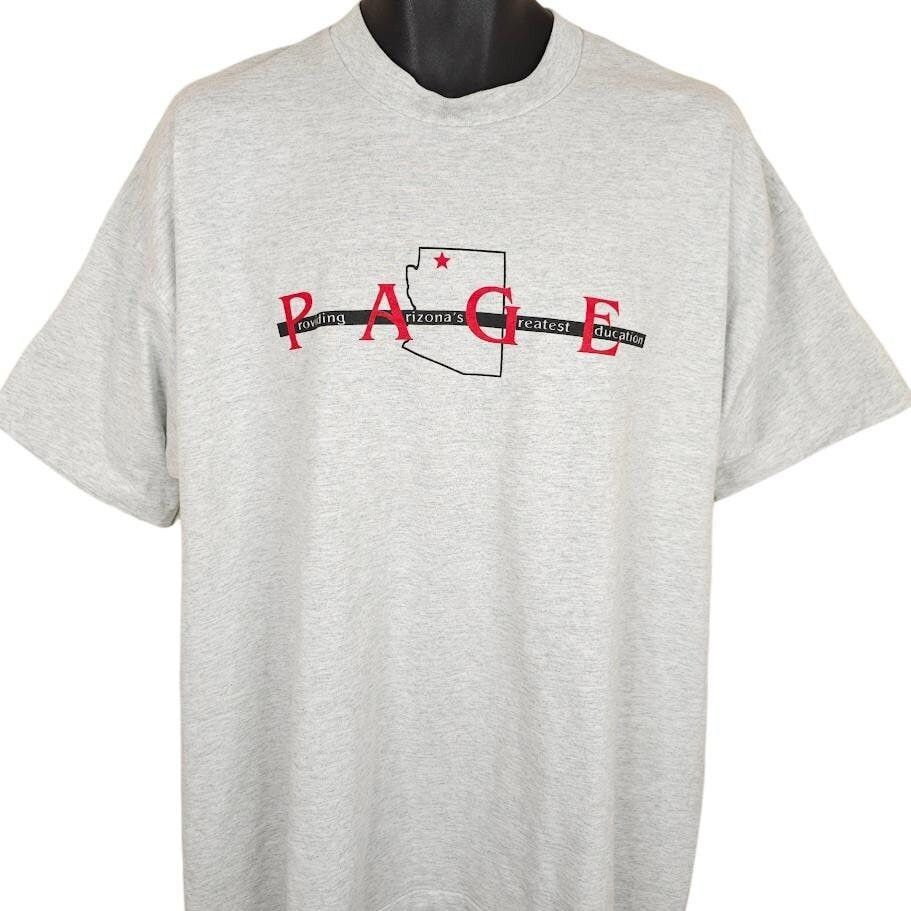 Vintage Vintage Arizona Education T Shirt Mens Size 2XL Gray 90s Size US XXL / EU 58 / 5 - 1 Thumbnail