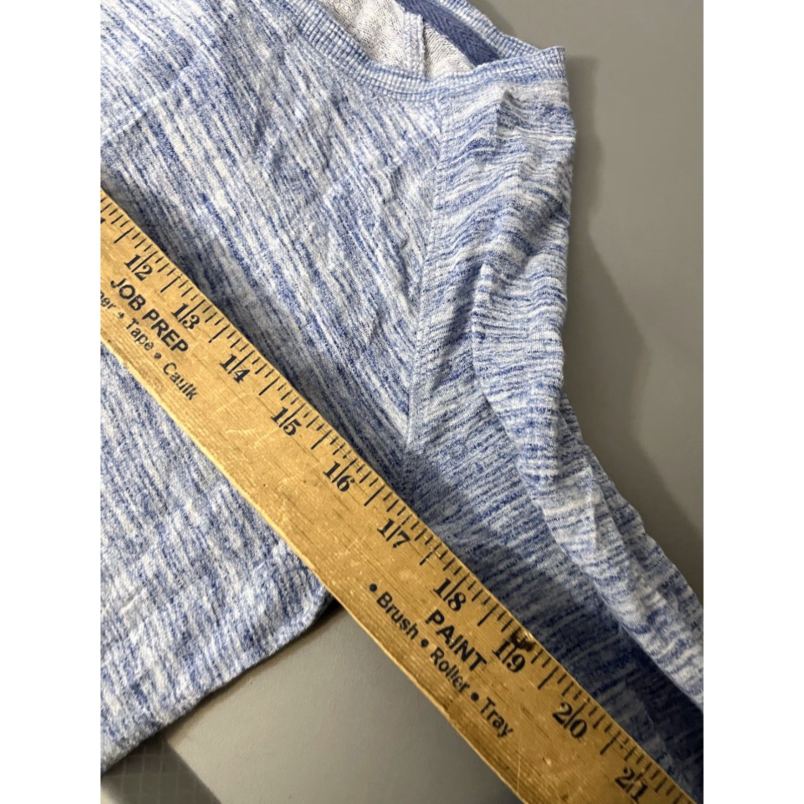 Champion Champion Shirt WomenLong Sleeve Scoop Neck Casual Knit Variegated Blue Size S Size S / US 4 / IT 40 - 5 Thumbnail