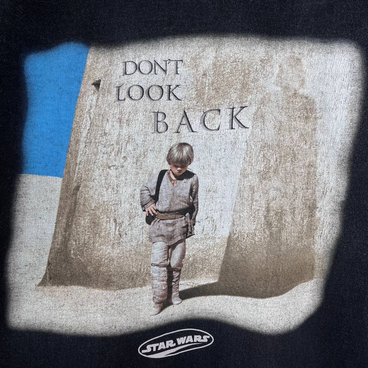 Vintage Rare 90s Star Wars Dont look back Black Tshirt