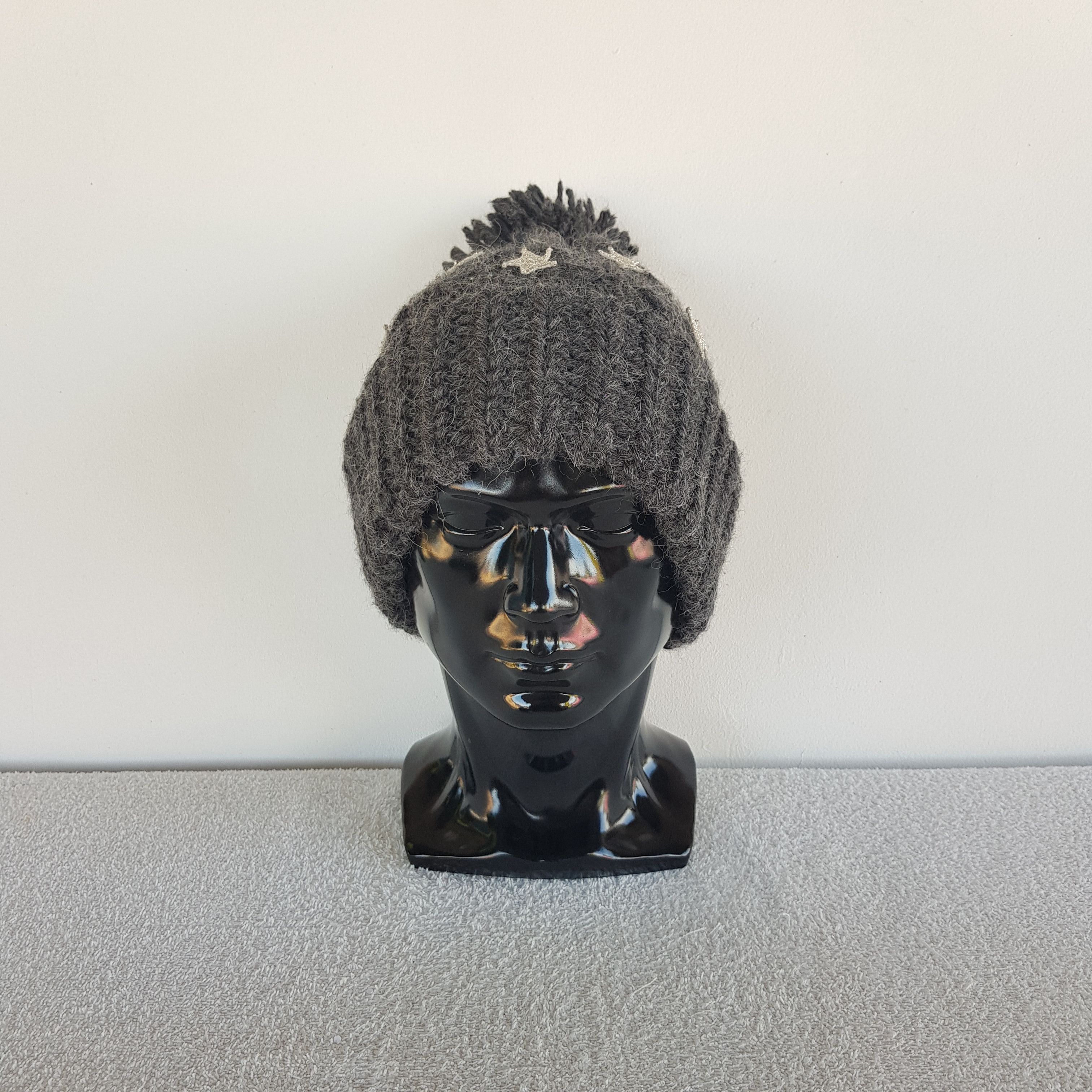 CA4LA Vintage CA4LA Beanie Wool Ribbed Knit Snow Caps Hats. Size ONE SIZE - 2 Thumbnail