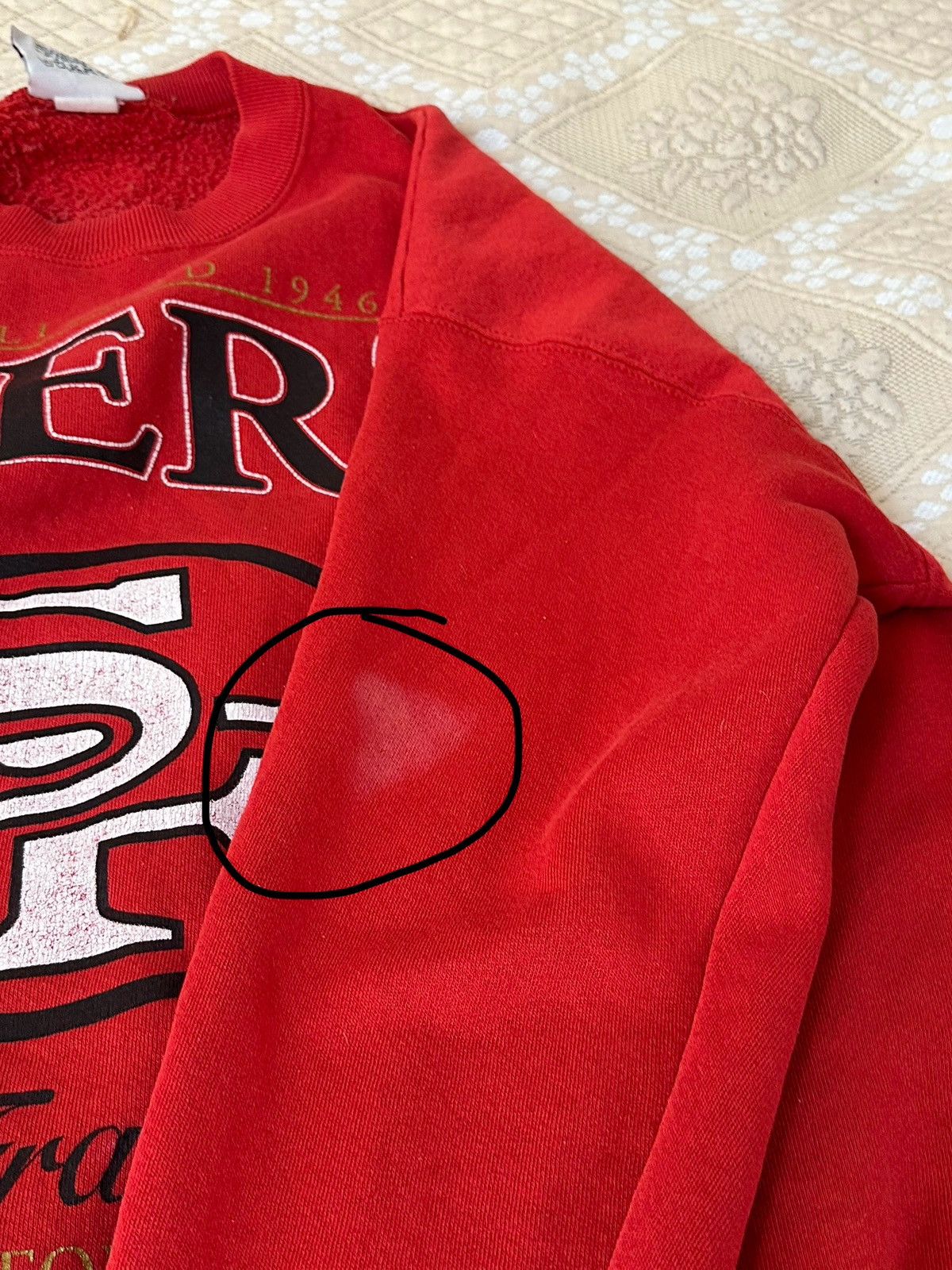 Lee 🔥 1995 San Francisco 49ers NFL Lee USA Sweatshirt Pullover Size US XL / EU 56 / 4 - 9 Thumbnail