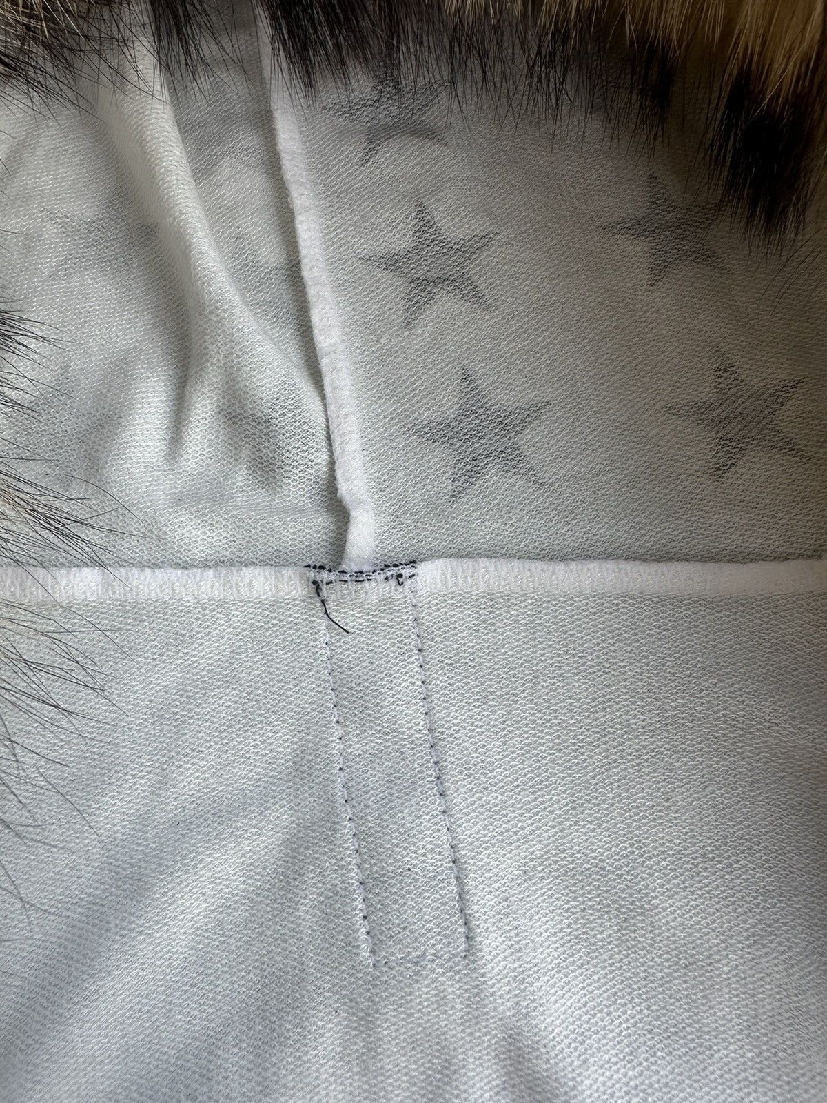 20471120 ROCK GIRL SKULL AND STARS BOXY ZIP FUR HOODIE LGB PUNK STYLE Size L / US 10 / IT 46 - 11 Thumbnail