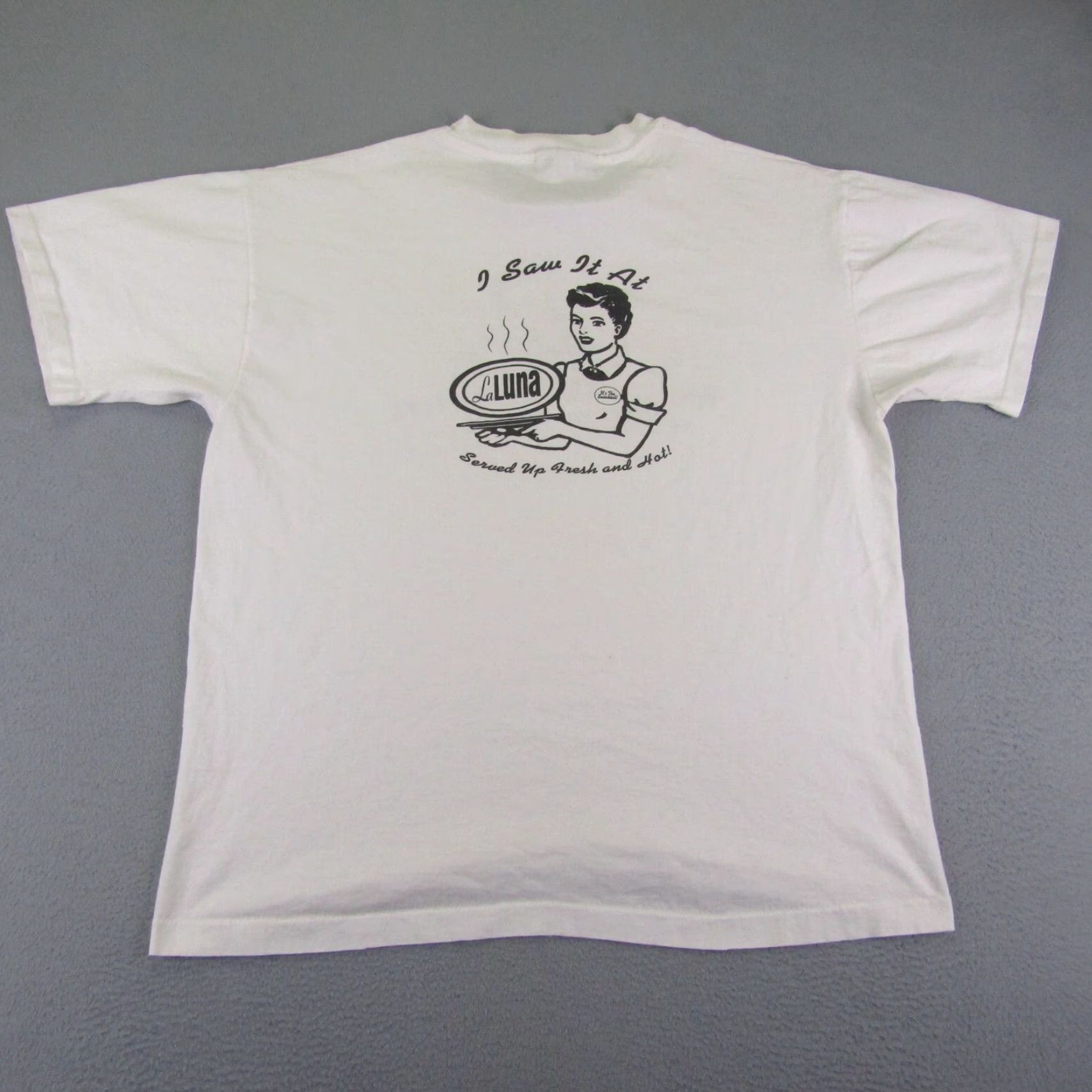 Anvil VINTAGE North Western Shirt Mens XL White Graphic Print 90s Music Outdoor T-Shirt Size US XL / EU 56 / 4 - 6 Thumbnail