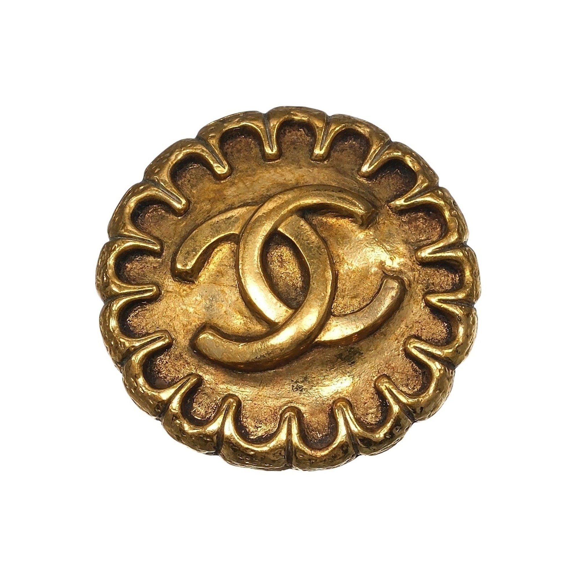 Chanel Chanel Coco Mark Gold-Plated Earrings (Single) 97 Pieces, Approx. 7.2g Size ONE SIZE - 1 Thumbnail