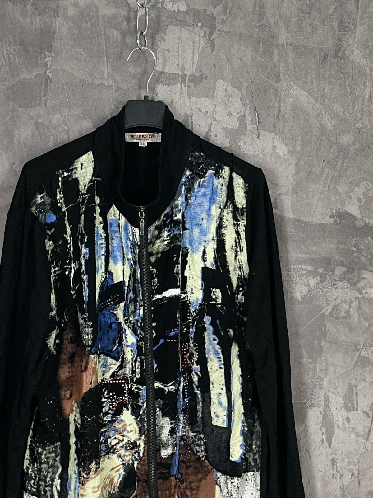 Hysteric Glamour × If Six Was Nine × Vintage FRENCH ART KNIT ARCHIVE SWEATER ZIP UP Size XXL / US 16-18 / IT 52-54 - 4 Thumbnail
