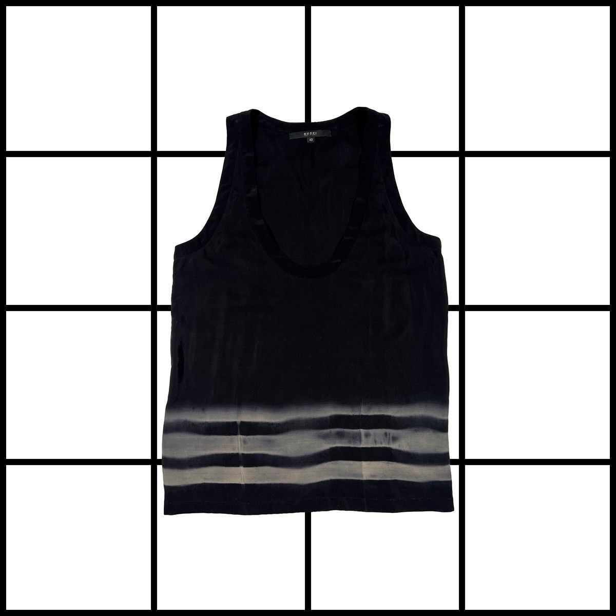 Gucci |[ SS09 Gucci “3 Stripe” Silk Top ]| Size US S / EU 44-46 / 1 - 1 Thumbnail
