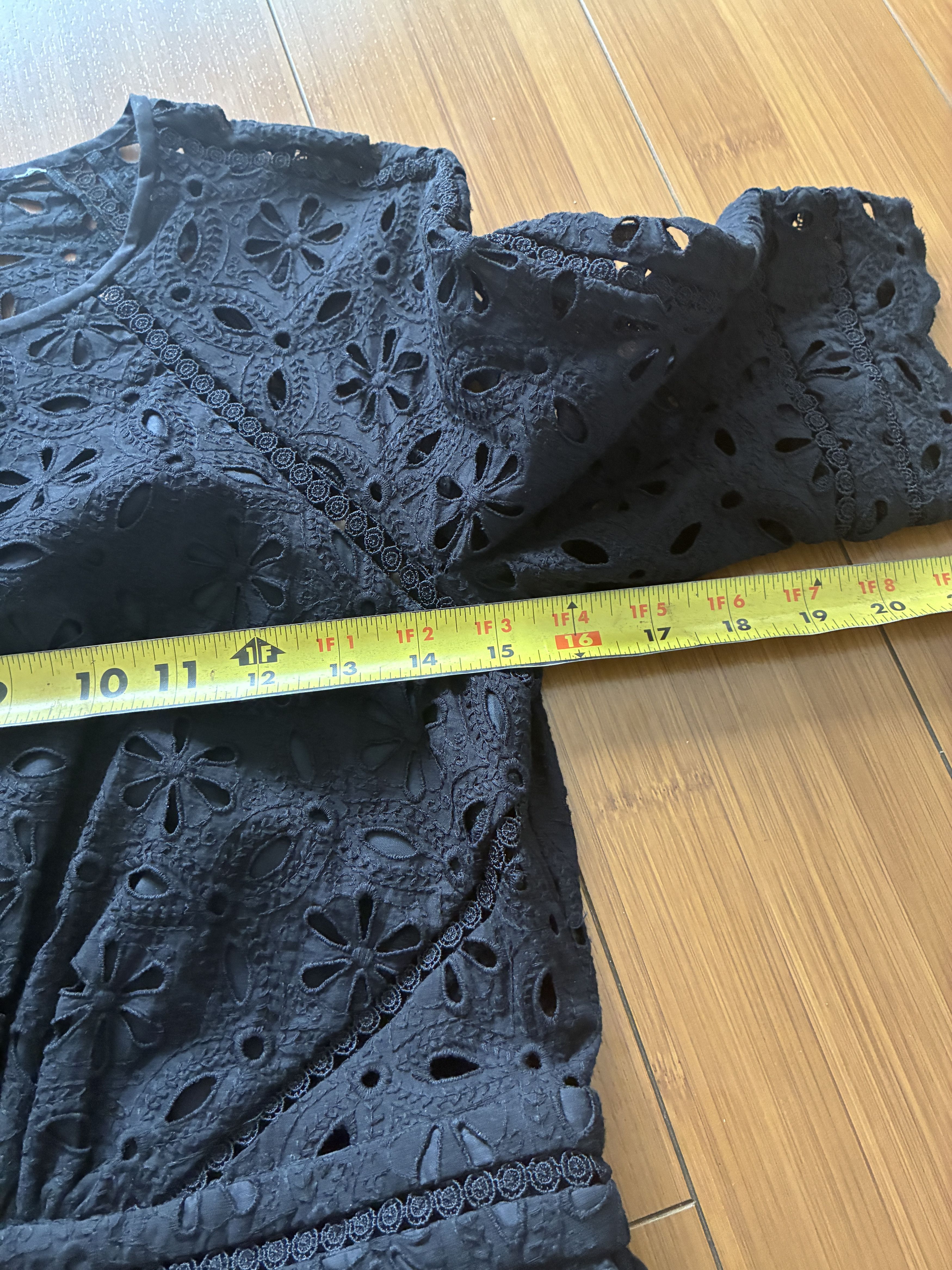 Zimmermann Zimmermann Pavilion Broderie Dress Eyelet Black 2 Medium Size M / US 6-8 / IT 42-44 - 8 Thumbnail