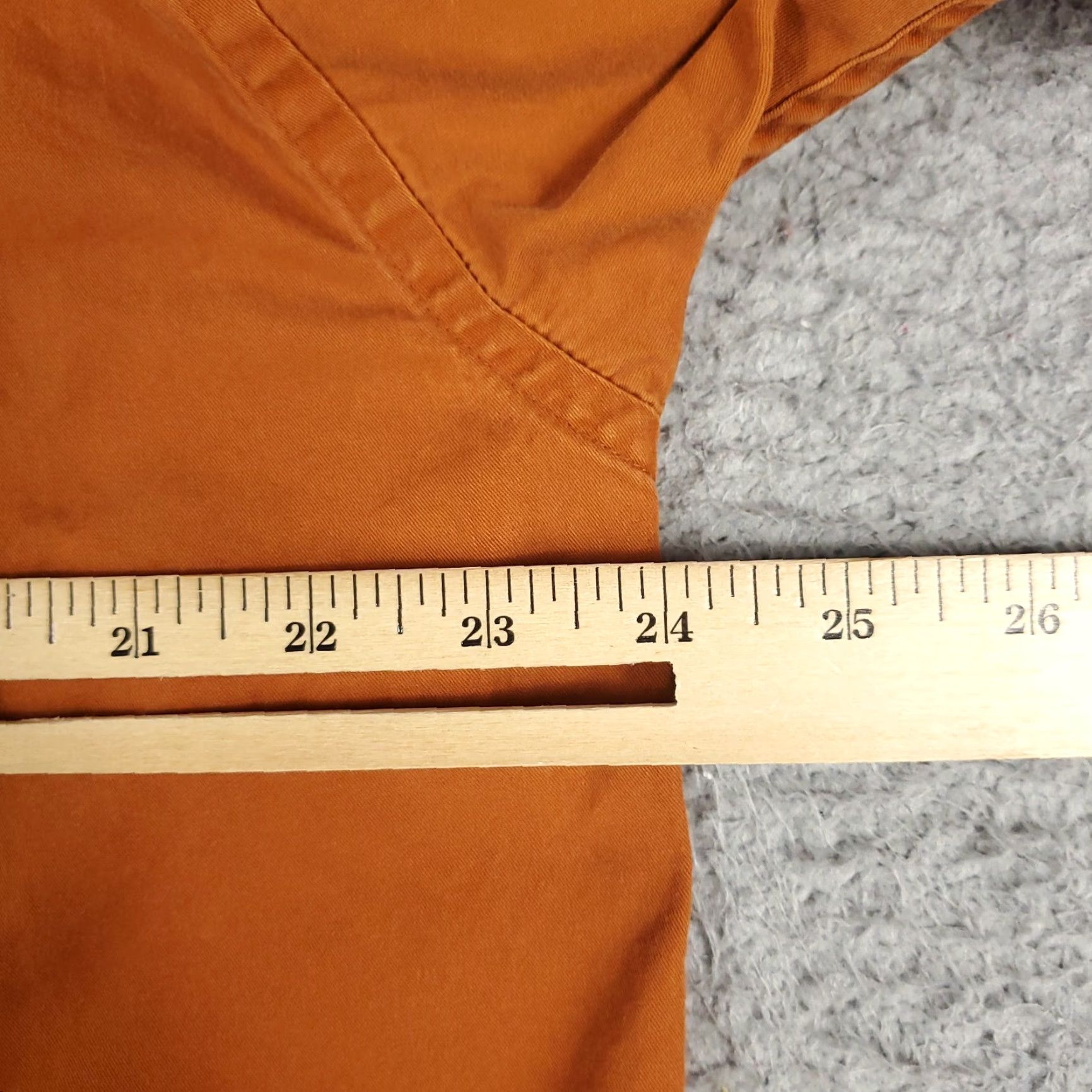 Tommy Hilfiger Tommy Hilfiger Shirt Mens Medium Orange Button-Up Short Sleeve Casual Button-Front Classic Modern Classic Mens M Orange Shirt Size US M / EU 48-50 / 2 - 7 Thumbnail