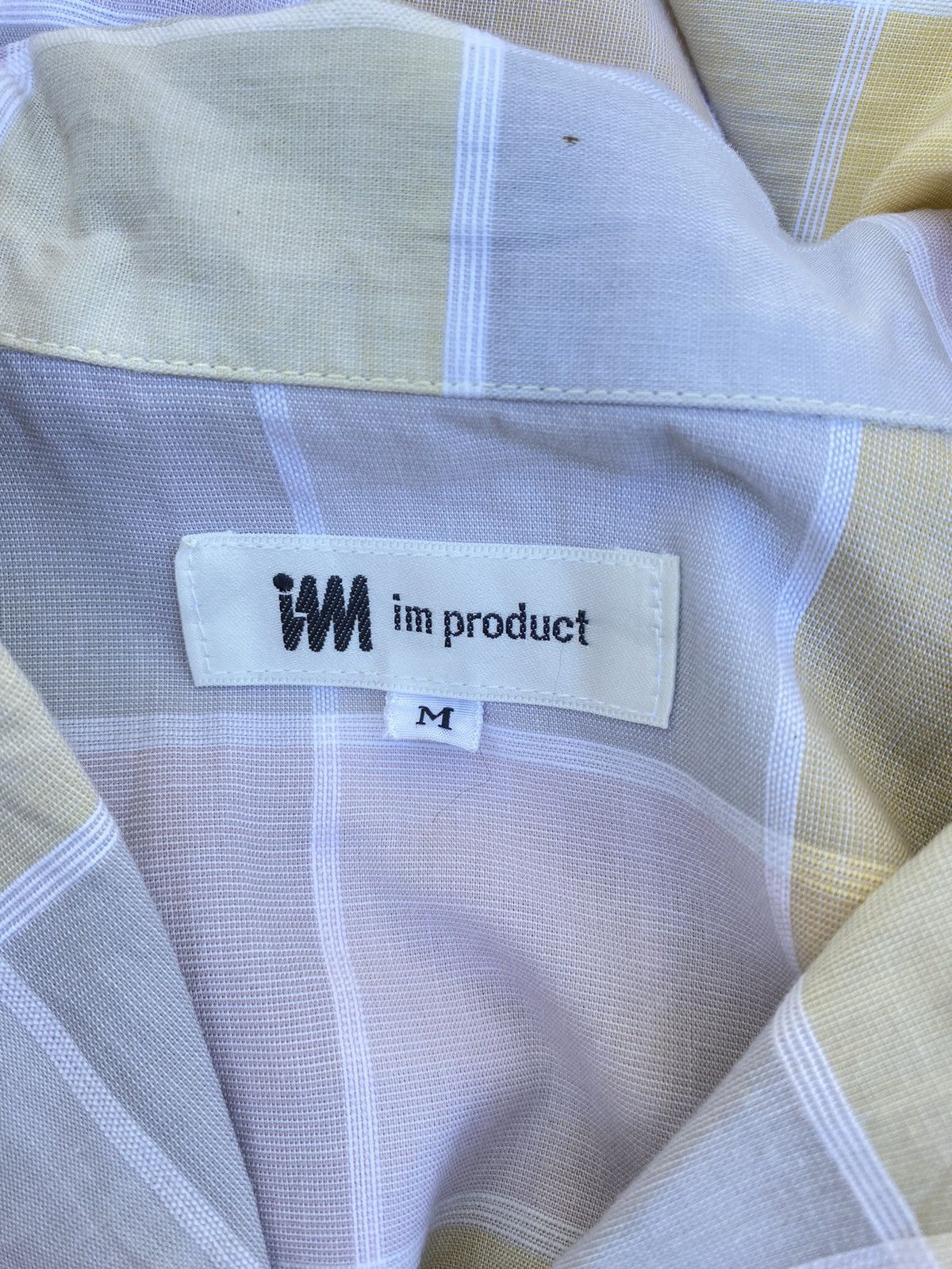 Issey Miyake IM im product Pastel yellow long-sleeved shirt Size US M / EU 48-50 / 2 - 3 Thumbnail