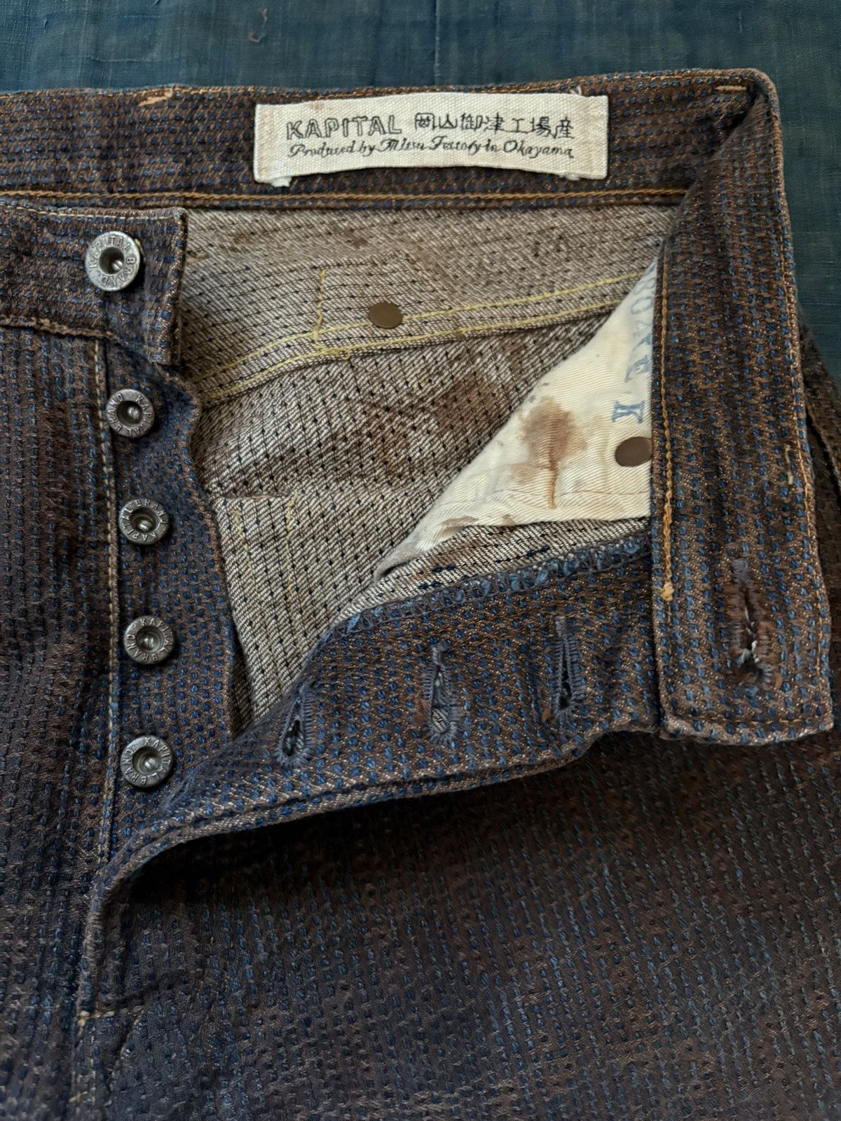 Kapital Kountry Kapital Century Denim no. 5 oka lly Size US 30 / EU 46 - 6 Thumbnail