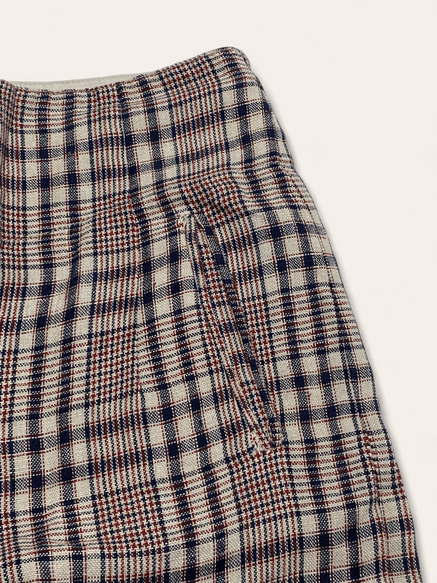 Isabel Marant 90s Vintage ISABEL MARANT Linen Checkered Pants Size 28" / US 6 / IT 42 - 13 Thumbnail