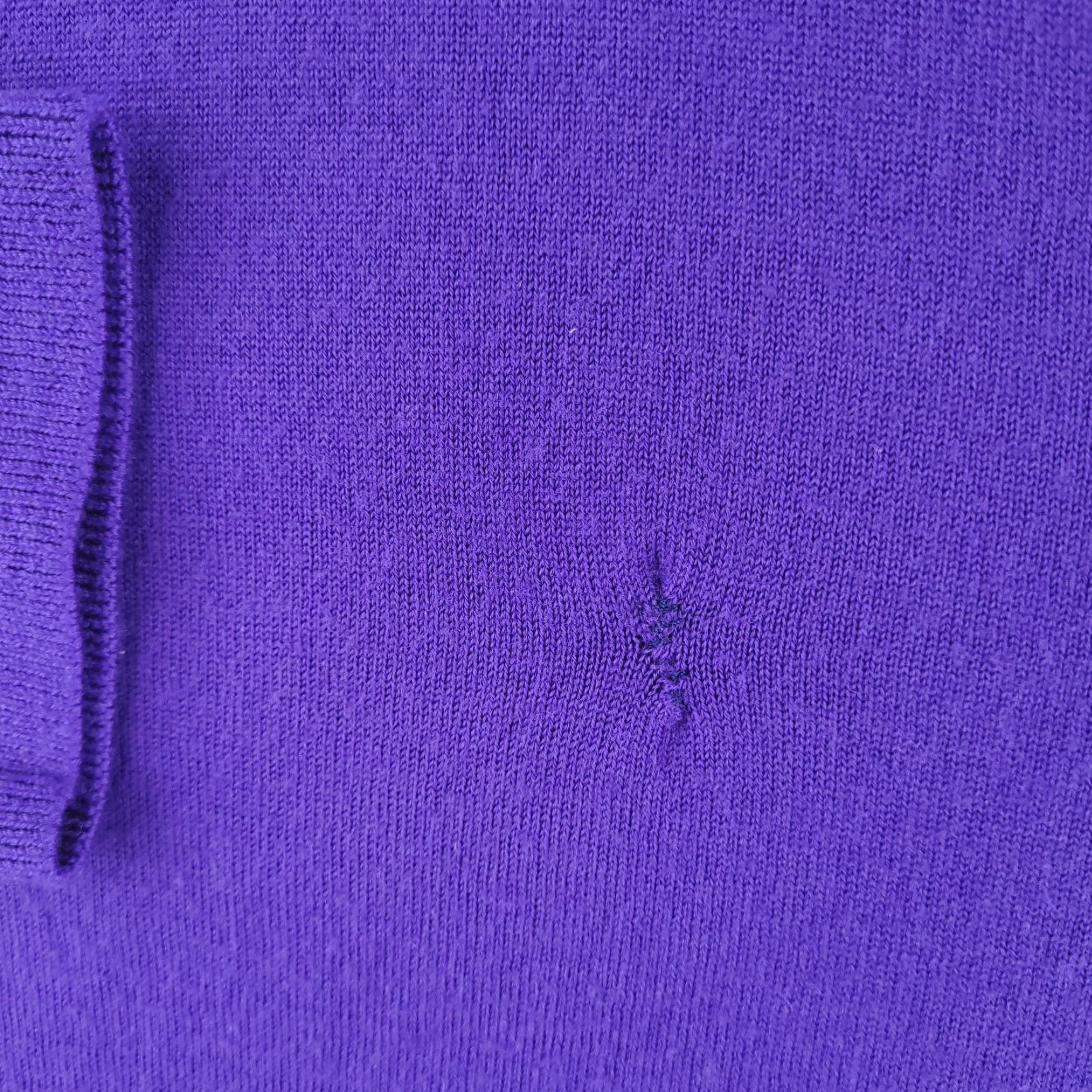 Layer 8 Raffi Shaya Sweater Mens Medium Quarter Zip Merino Wool Purple | Solid Layer Pullover Knit Shirt Womens? Size US M / EU 48-50 / 2 - 2 Thumbnail
